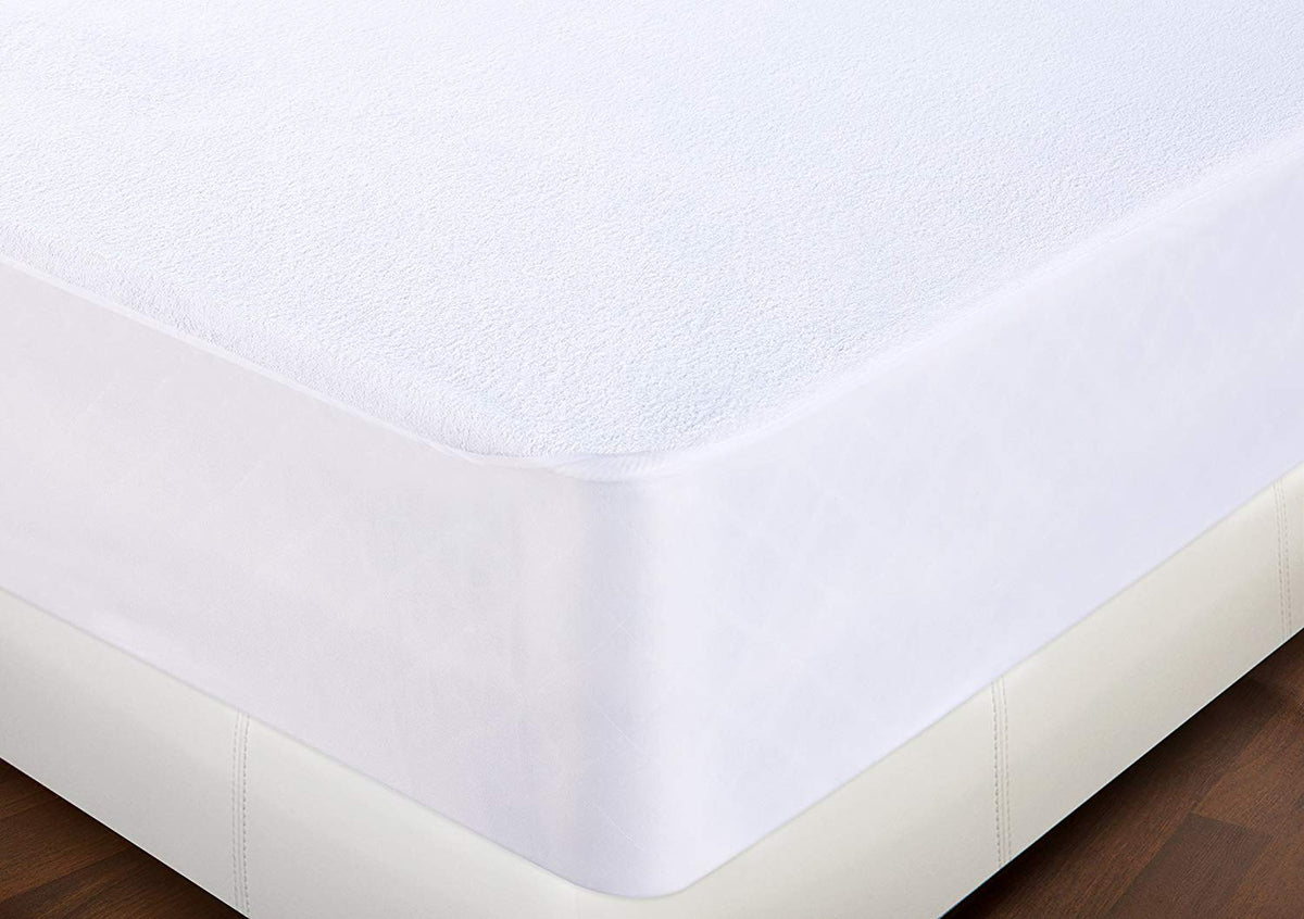 Waterproof Mattress Protector – Polyester Fitted Sheet Style Bed Cover