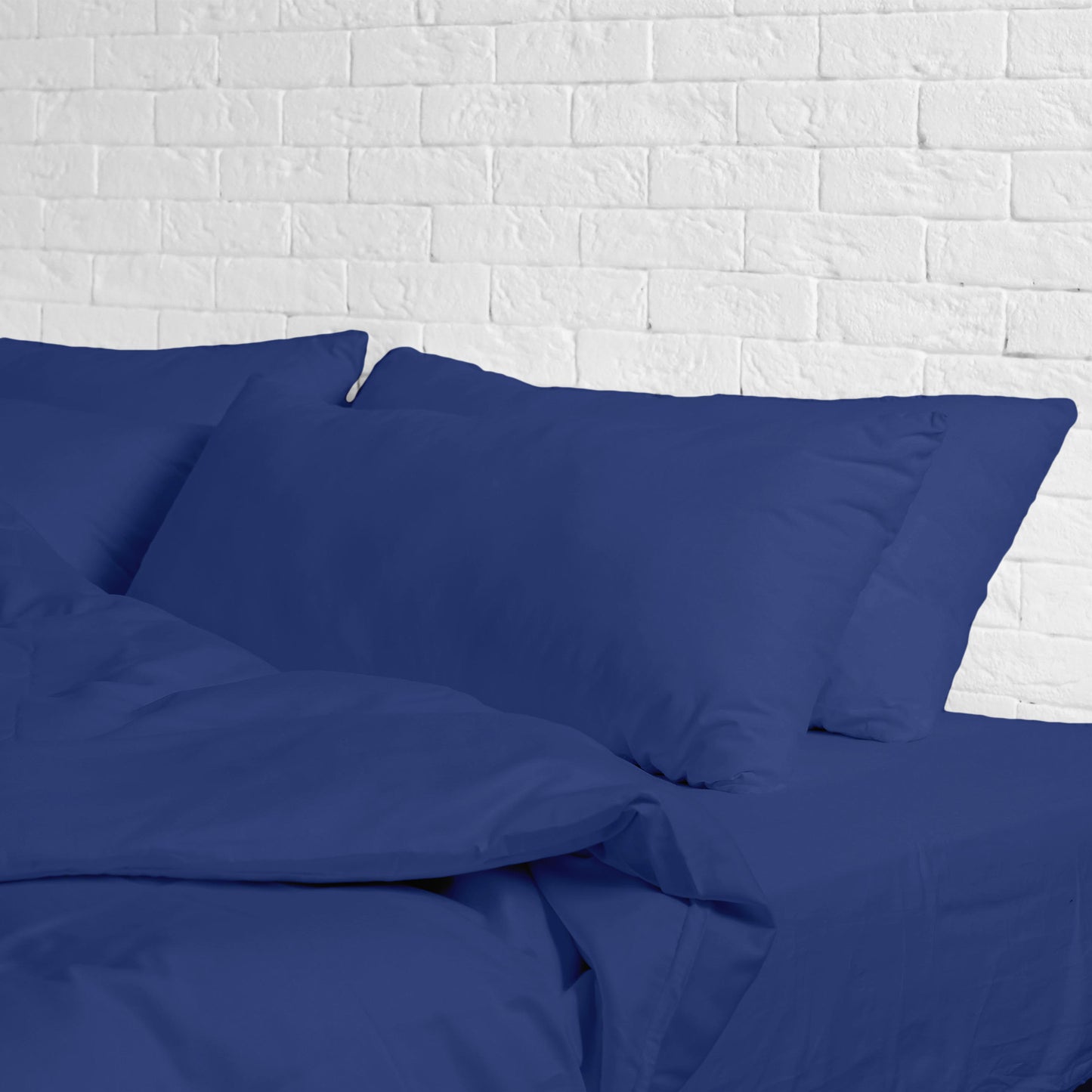 FULL/DOUBLE BED - Cotton-Blend Cooling Comfort 4-Piece Deep Pocket Sheet Set
