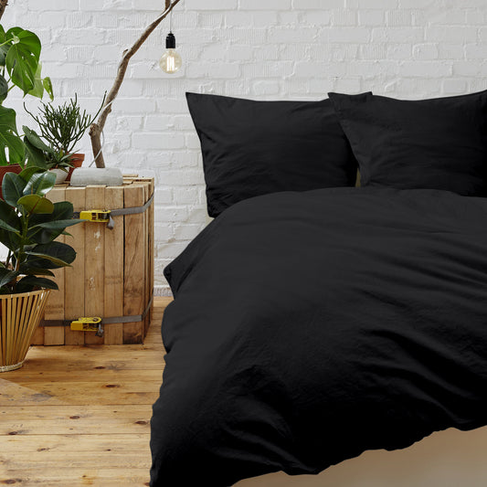 Modern Microfiber DUVET Cover Set with Corner Ties