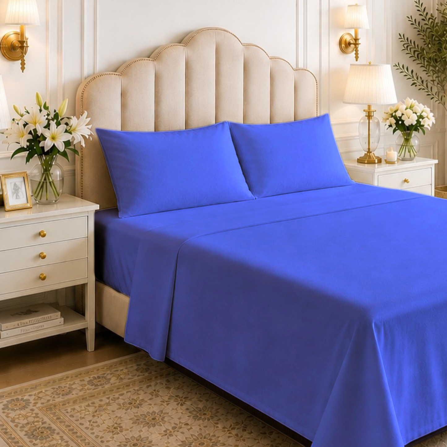 Ultra Soft 1800 Collection 6-PIECE Microfiber Sheet Set with 4 Pillowcases