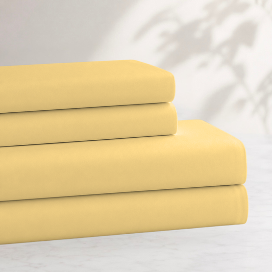 Bamboo-Blend Ultra Soft 4-Piece Deep Pocket Sheet Set