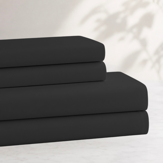 Bamboo-Blend Ultra Soft 4-Piece Deep Pocket Sheet Set