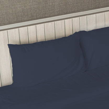 KING/CAL KING - Cotton-Blend Cooling Comfort 4-Piece Deep Pocket Sheet Set