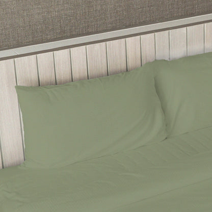 KING/CAL KING - Cotton-Blend Cooling Comfort 4-Piece Deep Pocket Sheet Set