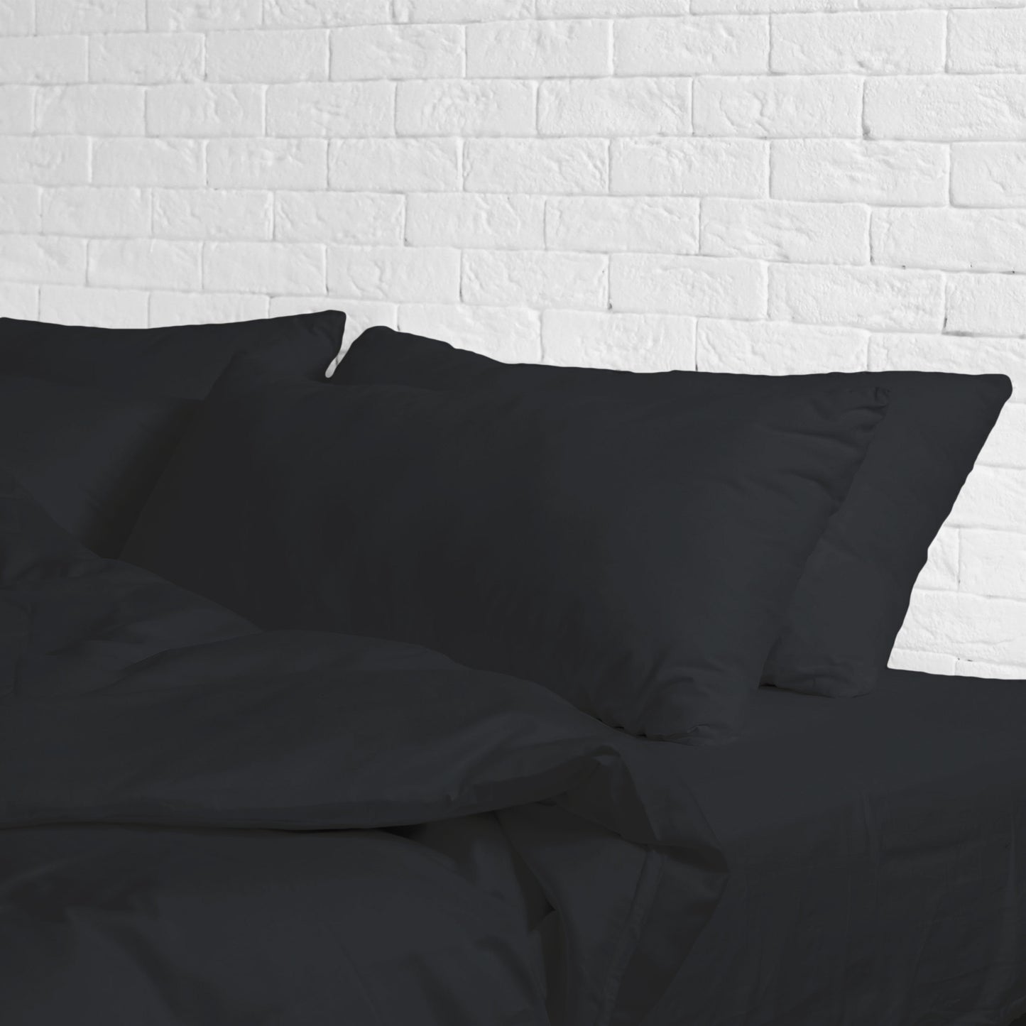 FULL/DOUBLE BED - Cotton-Blend Cooling Comfort 4-Piece Deep Pocket Sheet Set