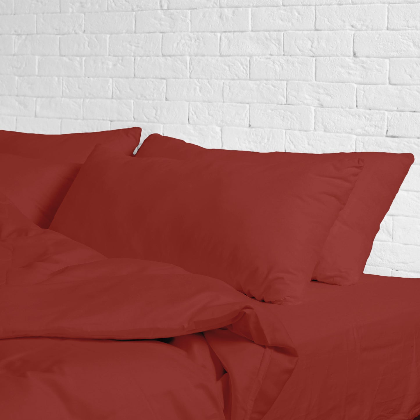 FULL/DOUBLE BED - Cotton-Blend Cooling Comfort 4-Piece Deep Pocket Sheet Set