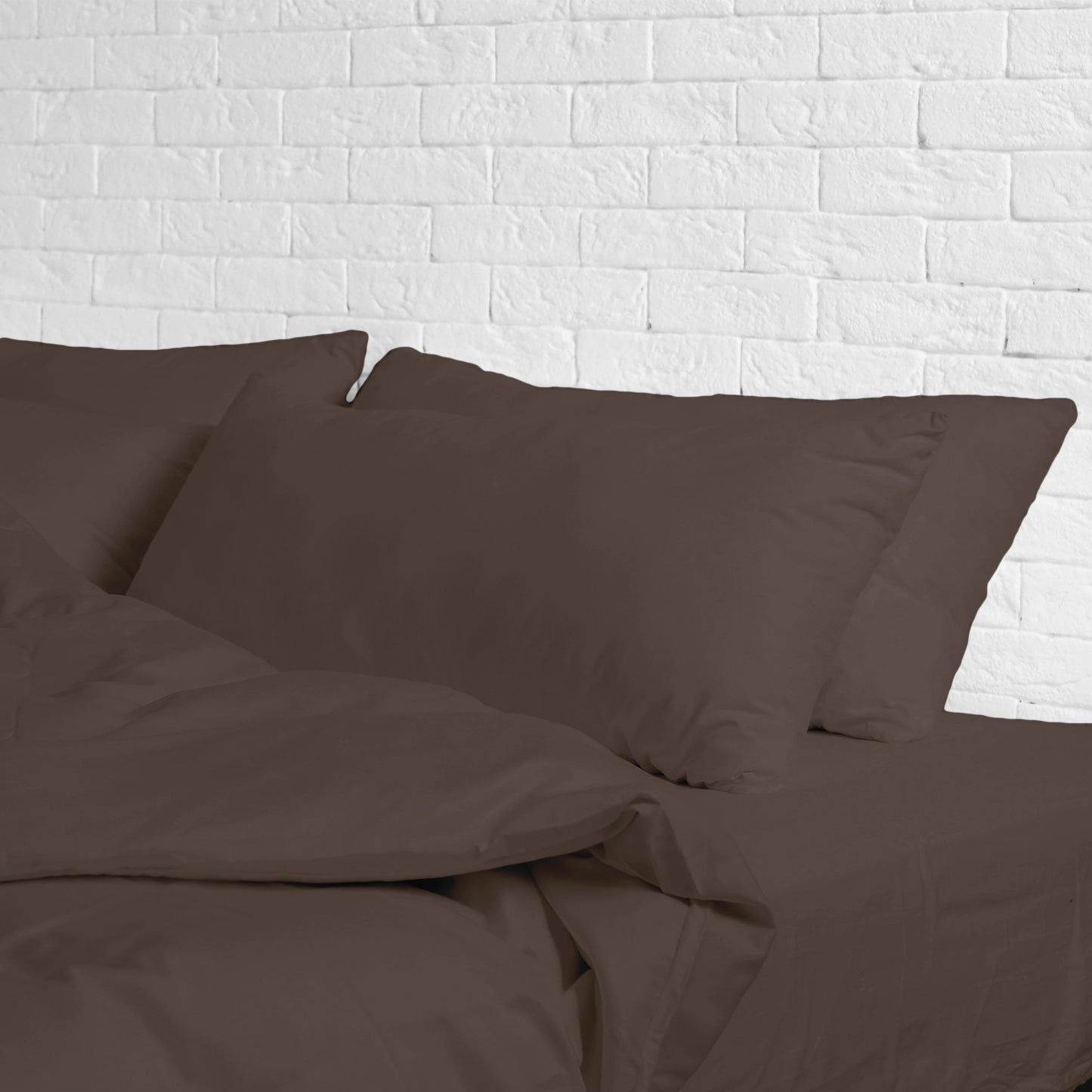FULL/DOUBLE BED - Cotton-Blend Cooling Comfort 4-Piece Deep Pocket Sheet Set