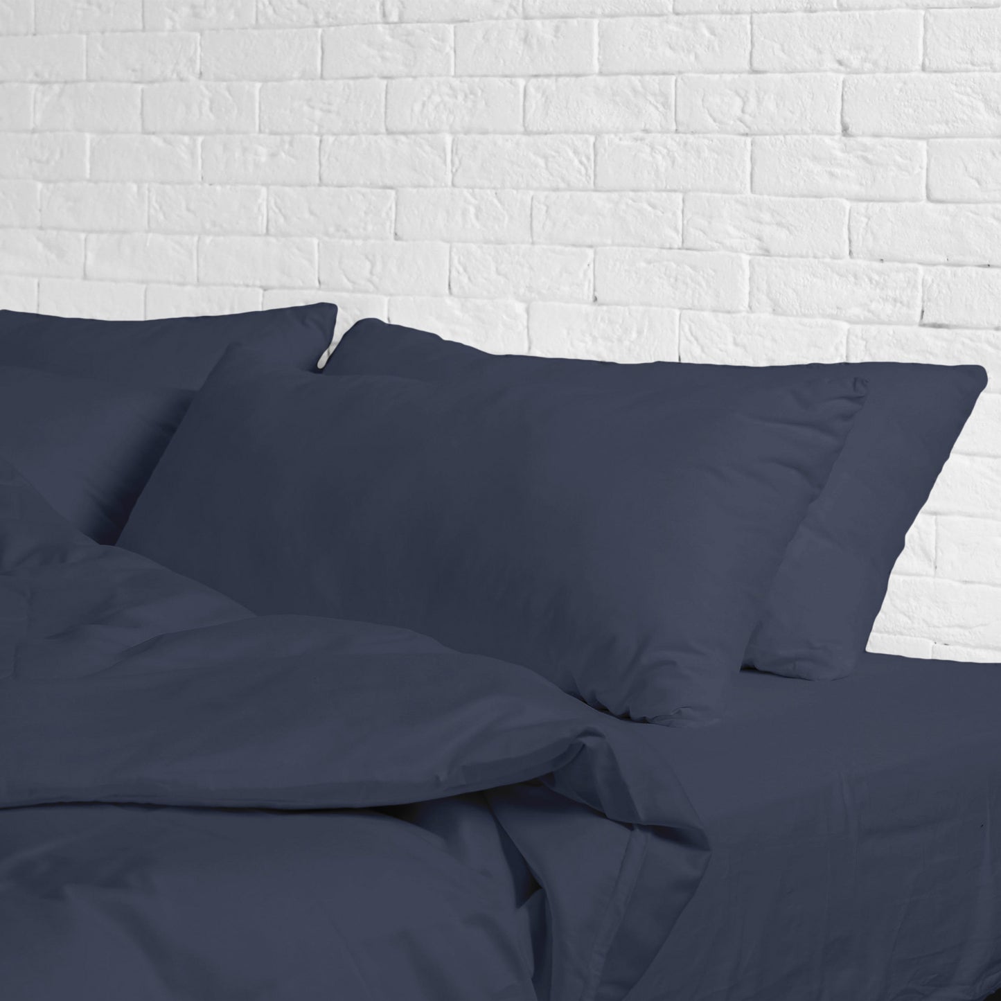 FULL/DOUBLE BED - Cotton-Blend Cooling Comfort 4-Piece Deep Pocket Sheet Set
