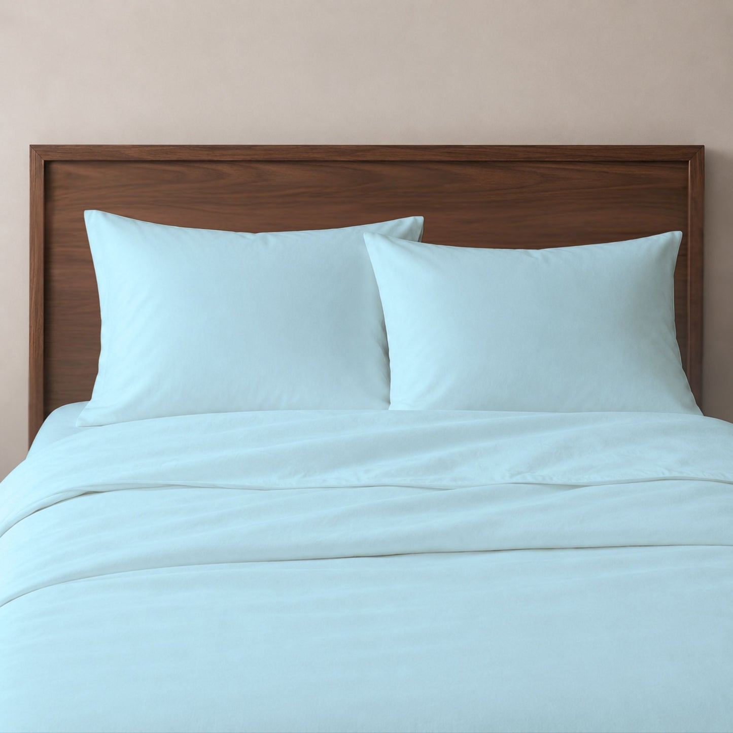 Luxury Cotton Blend Duvet Cover Set - Ultra Soft Brushed, Breathable Bedding with Pillow Shams, Durable All Season Comfort