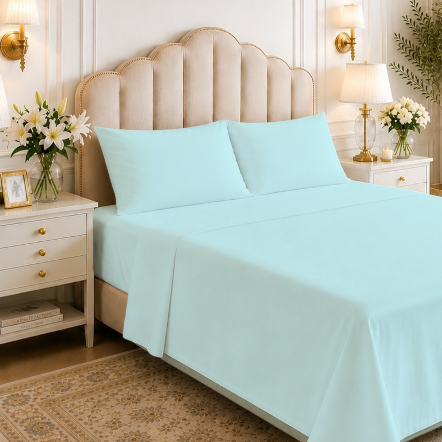 Ultra Soft 1800 Collection 6-PIECE Microfiber Sheet Set with 4 Pillowcases
