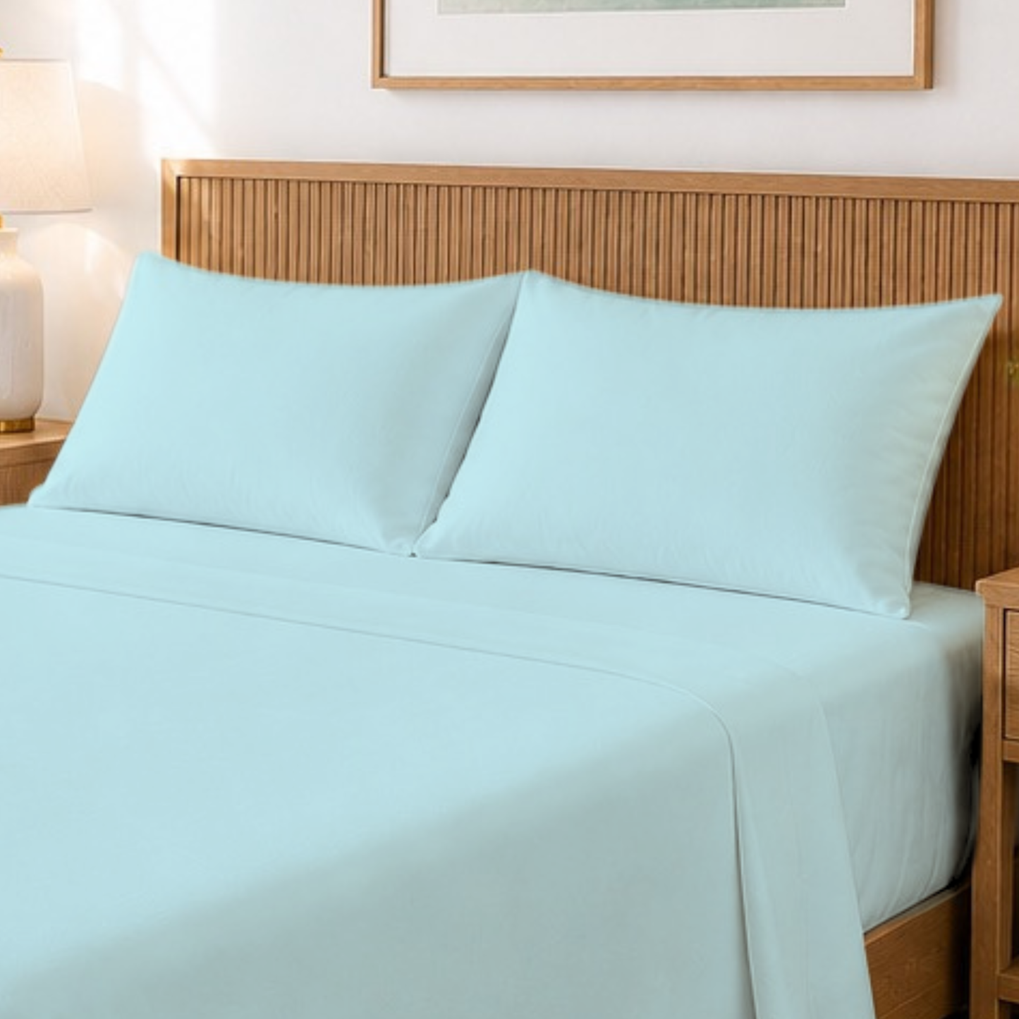 1800 Series Ultra Soft Bamboo-Blend Deep Pocket 4-Piece Sheet Set