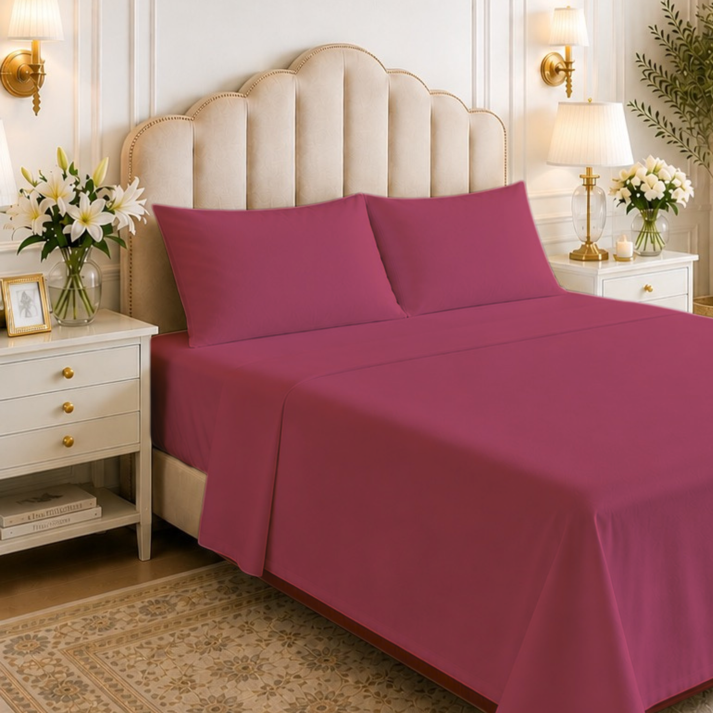 Ultra Soft 1800 Collection 6-PIECE Microfiber Sheet Set with 4 Pillowcases