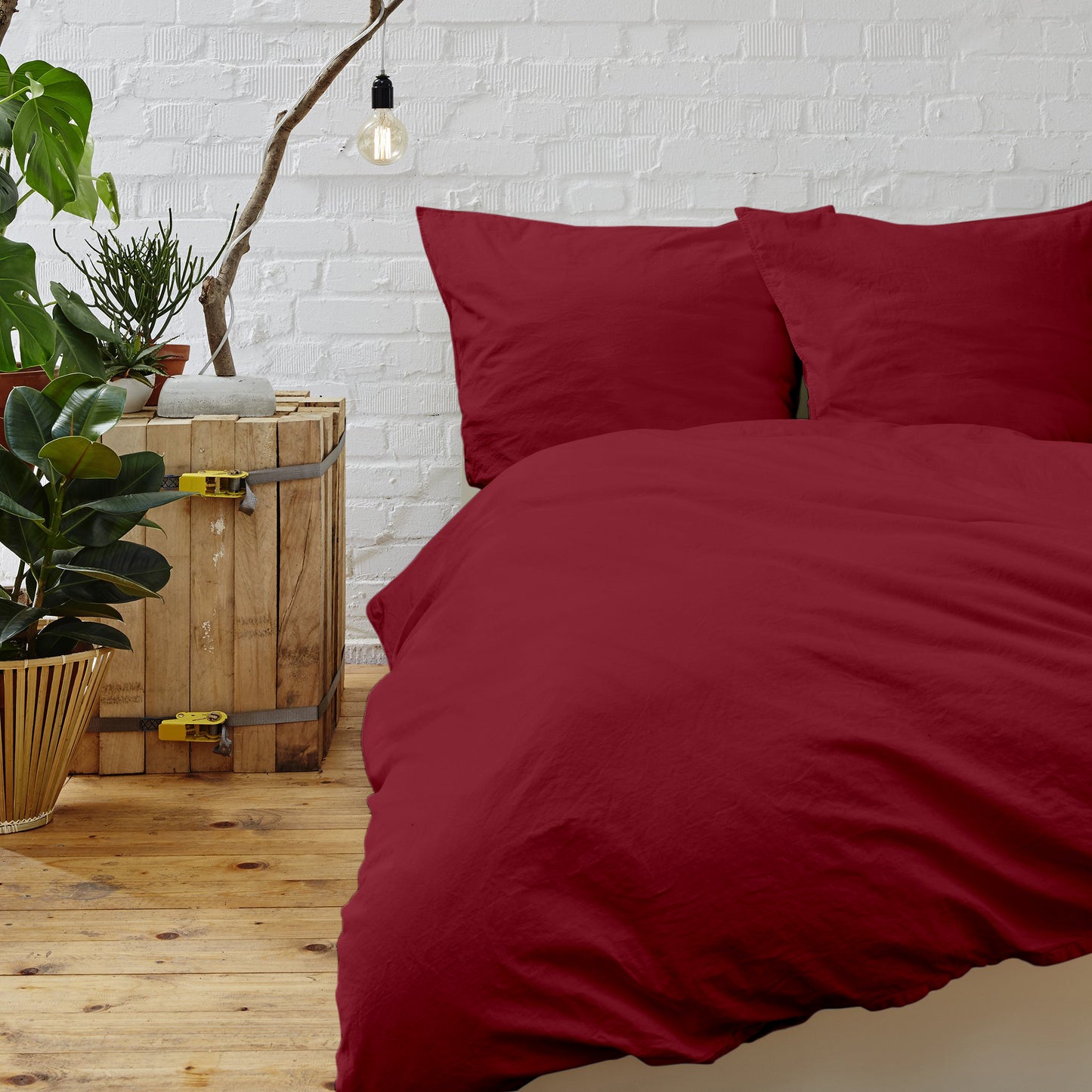 Modern Microfiber DUVET Cover Set with Corner Ties