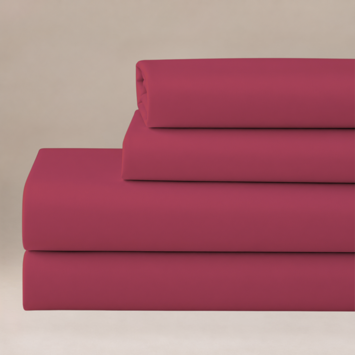 Wrinkle-Resistant Cotton-Blend Deep Pocket 4-Piece Sheet Set