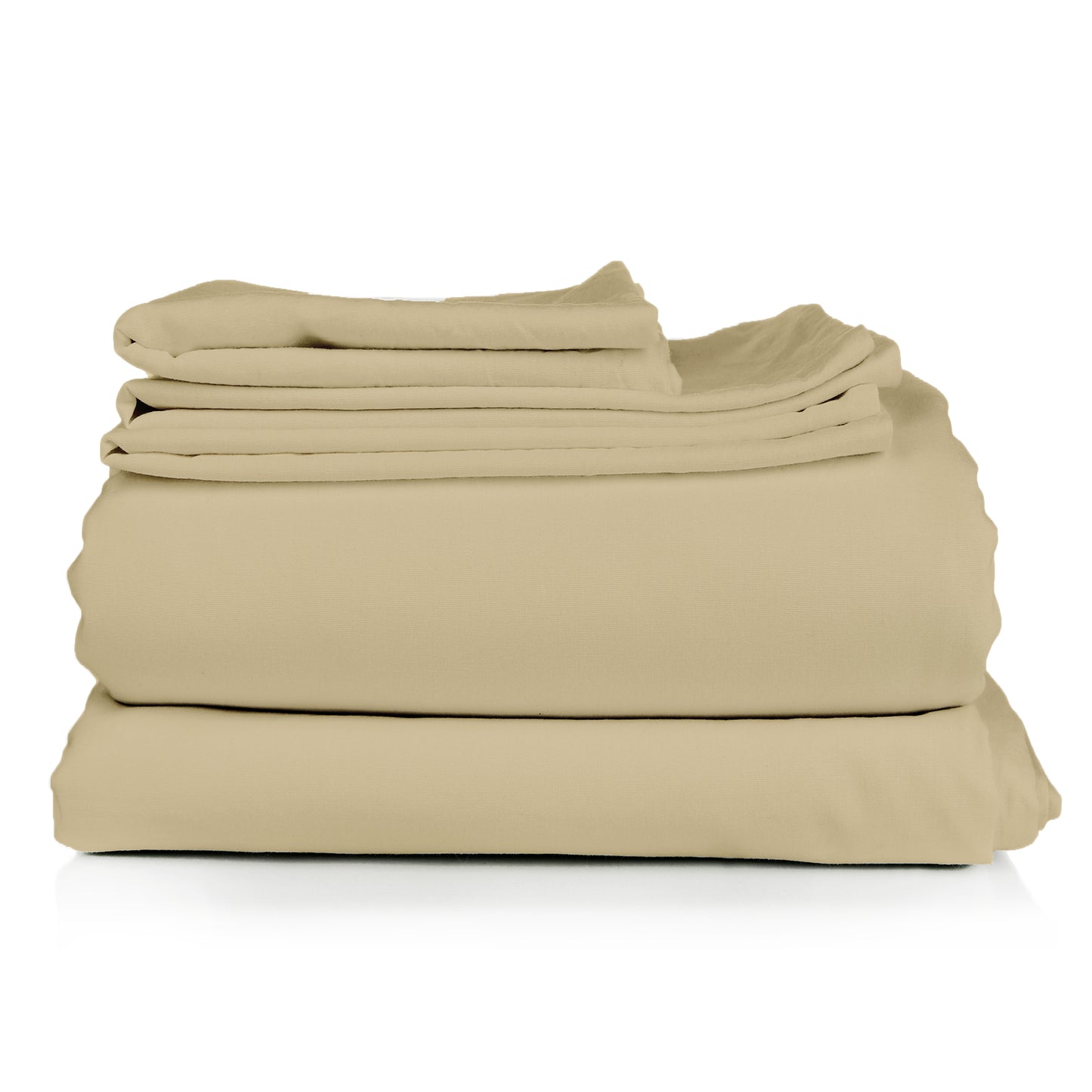 Silky Soft Bamboo-Blend Breathable 4-Piece Bed Sheet Set