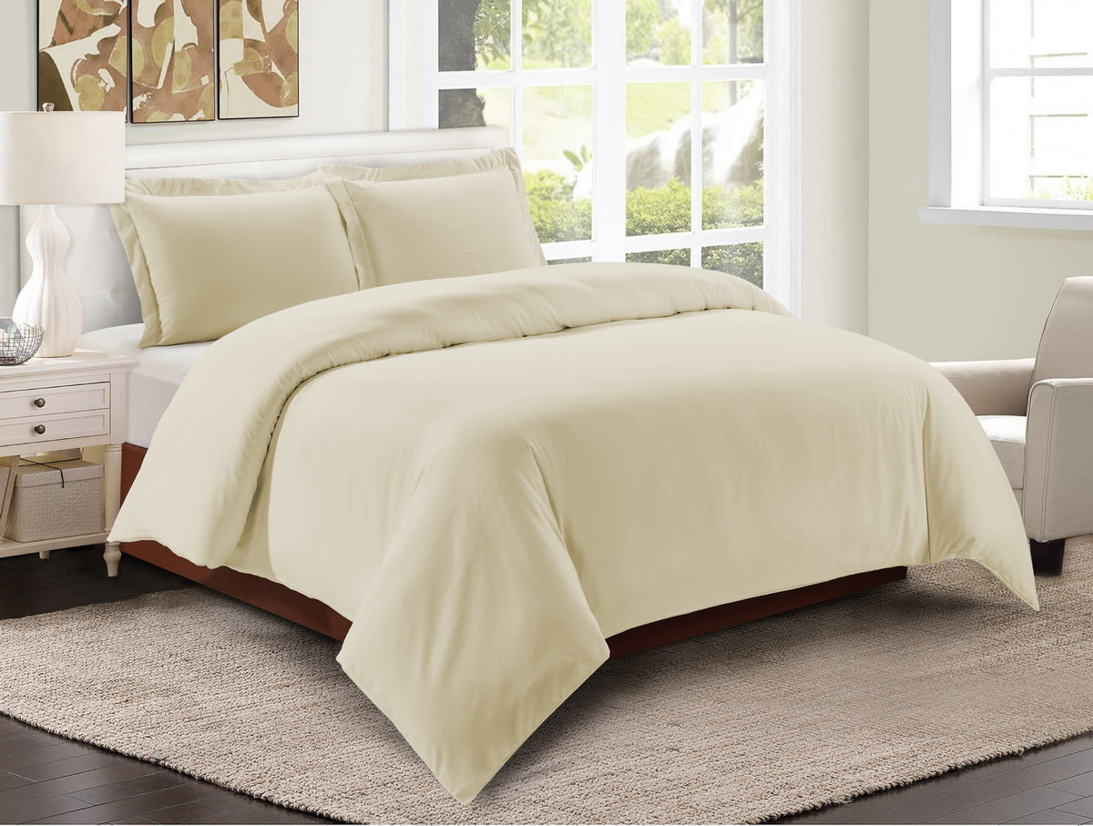 SoftTouch Cotton-Blend Duvet Cover Set