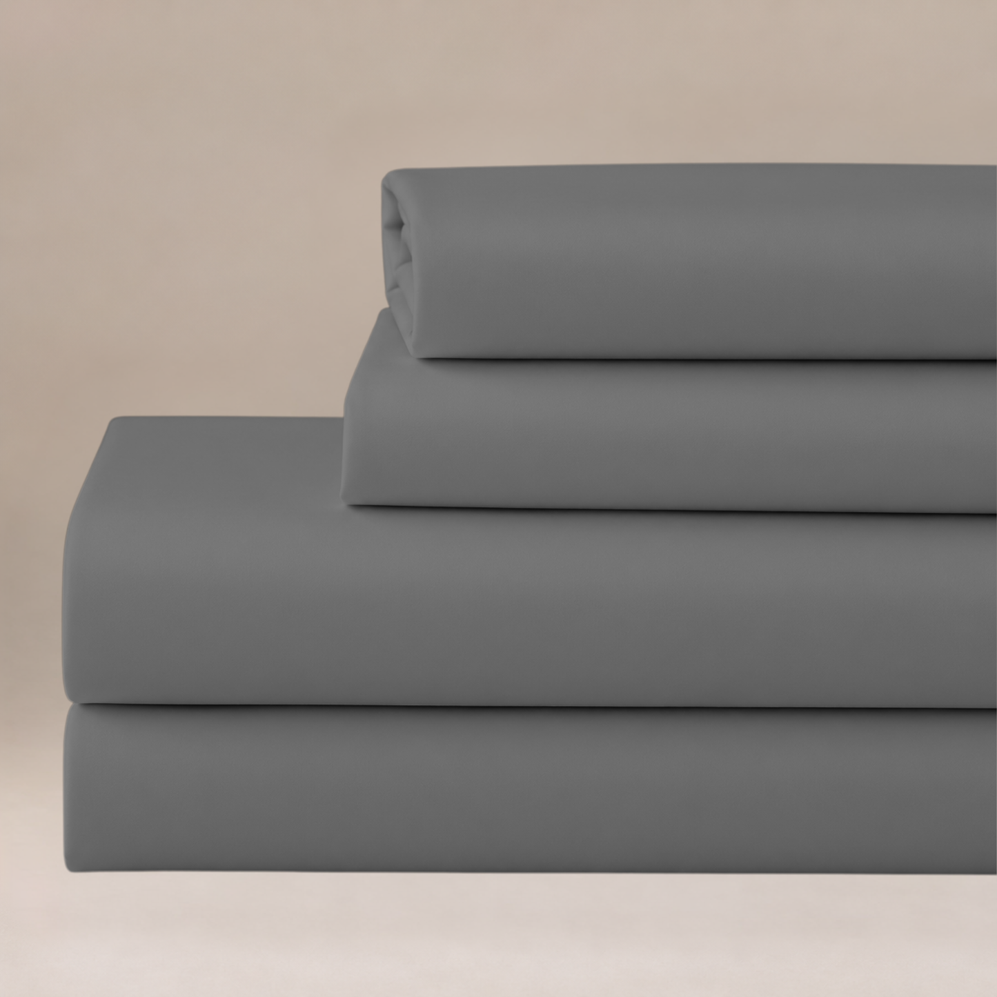 Wrinkle-Resistant Cotton-Blend Deep Pocket 4-Piece Sheet Set