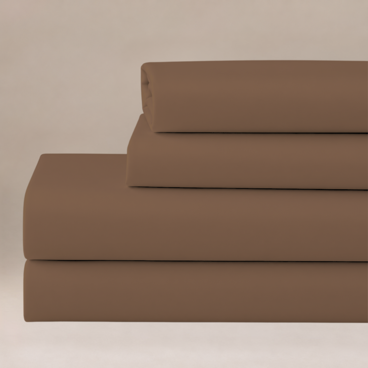 Wrinkle-Resistant Cotton-Blend Deep Pocket 4-Piece Sheet Set