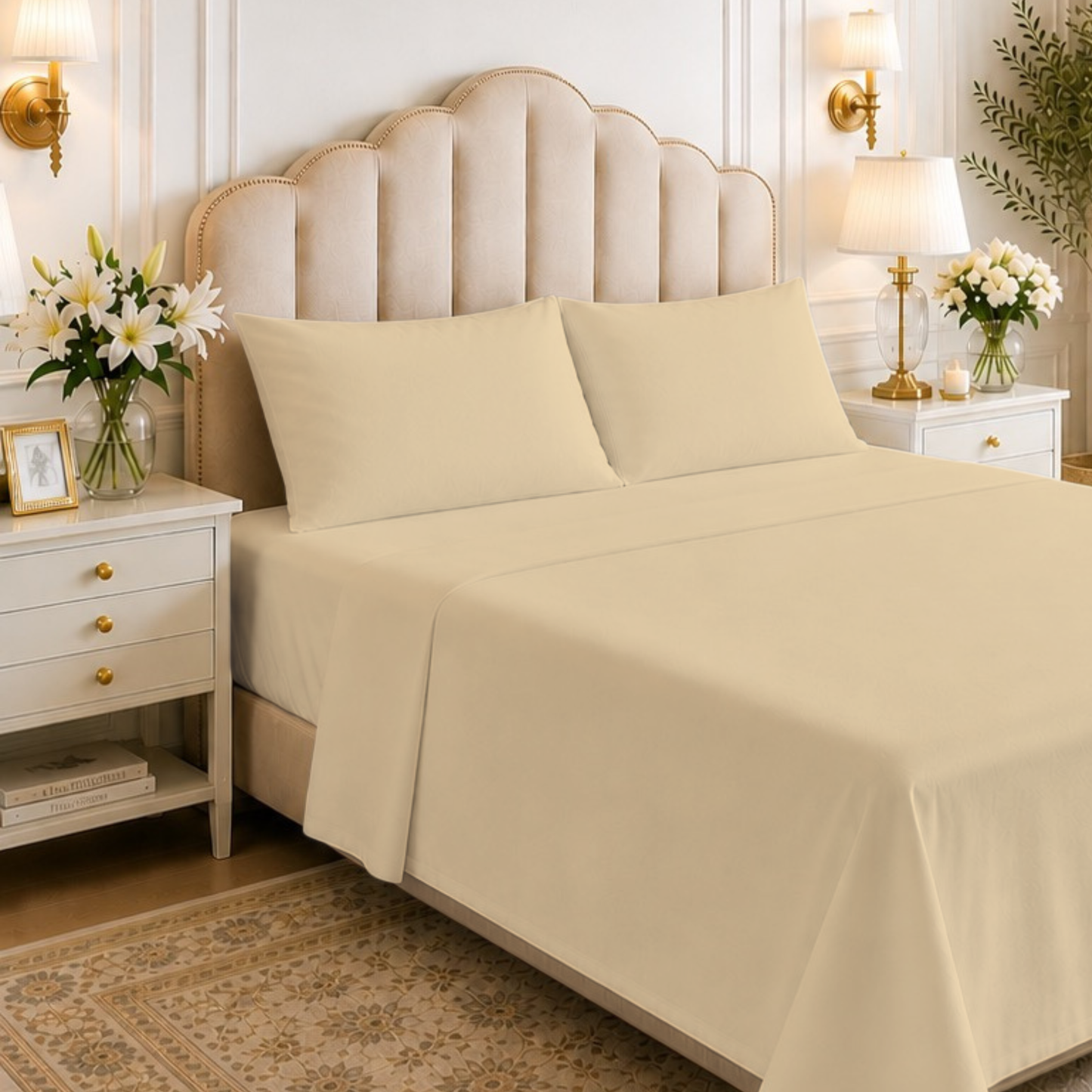 Ultra Soft 1800 Collection 6-PIECE Microfiber Sheet Set with 4 Pillowcases
