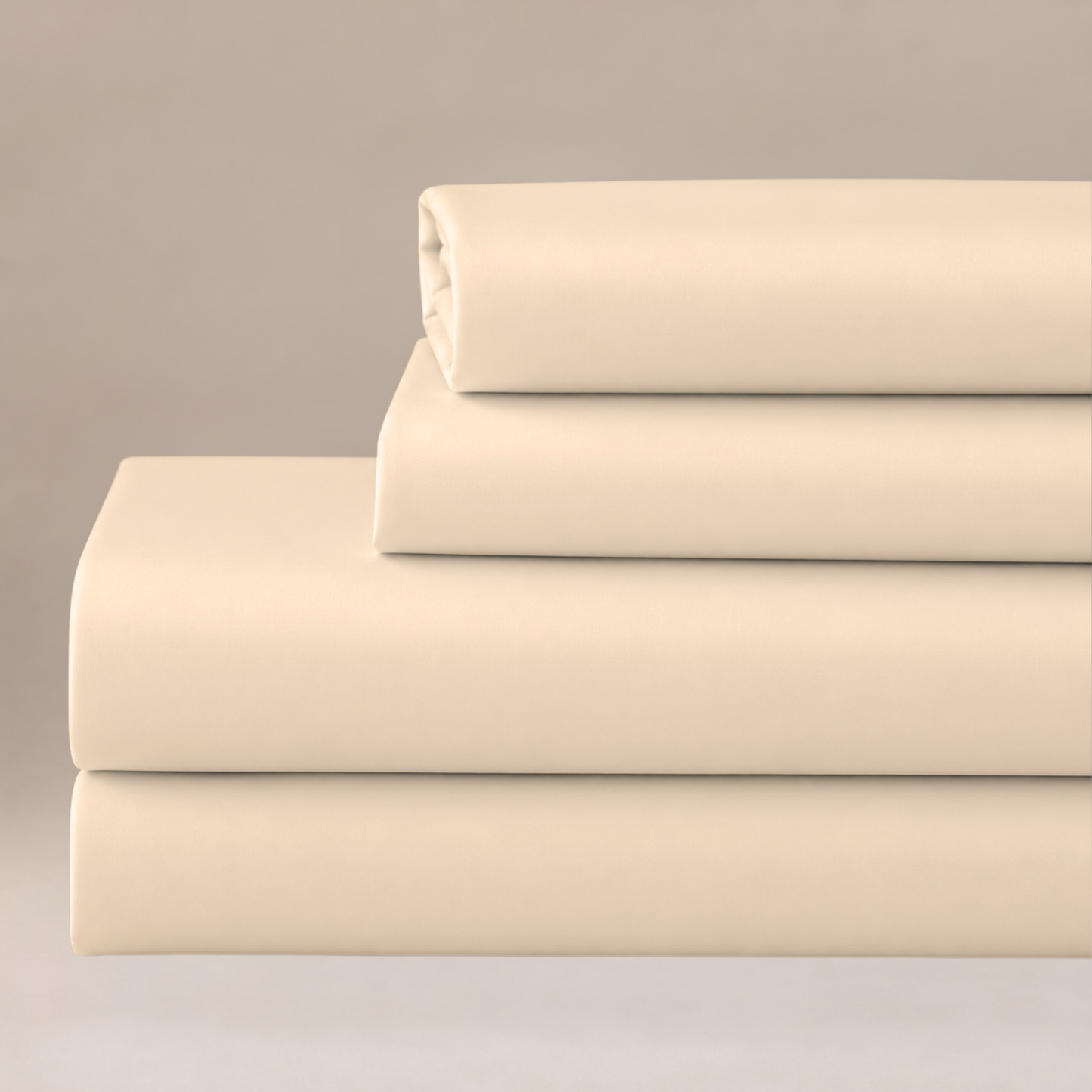 Wrinkle-Resistant Cotton-Blend Deep Pocket 4-Piece Sheet Set