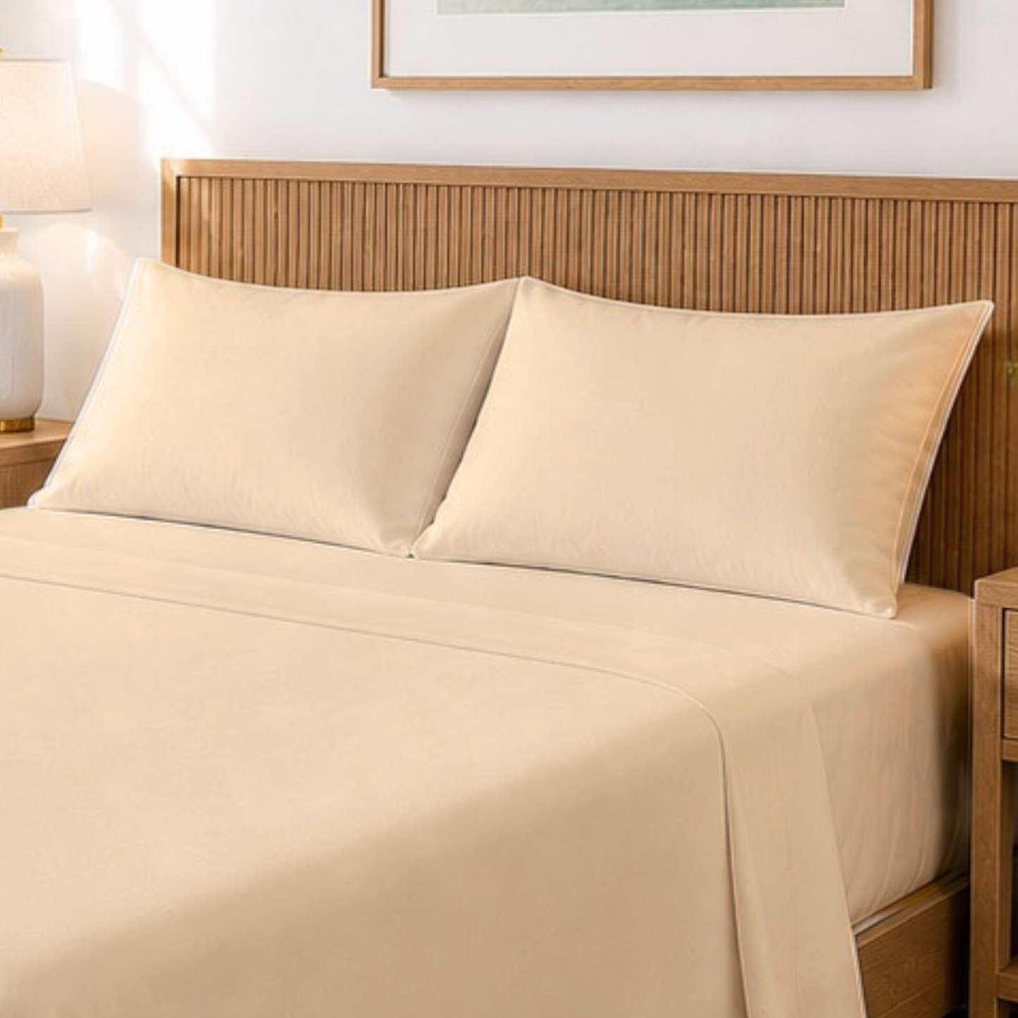 1800 Series Ultra Soft Bamboo-Blend Deep Pocket 4-Piece Sheet Set