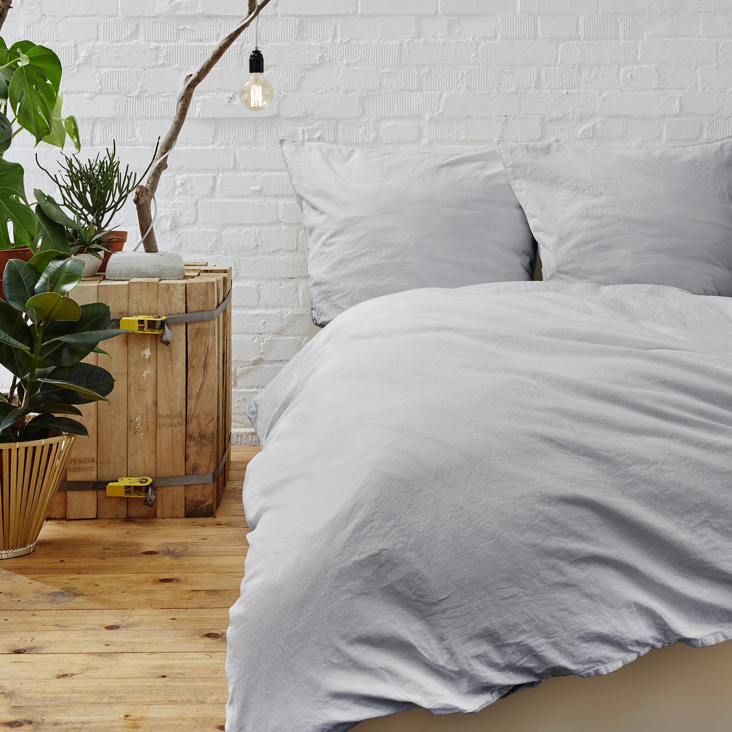 Modern Microfiber DUVET Cover Set with Corner Ties