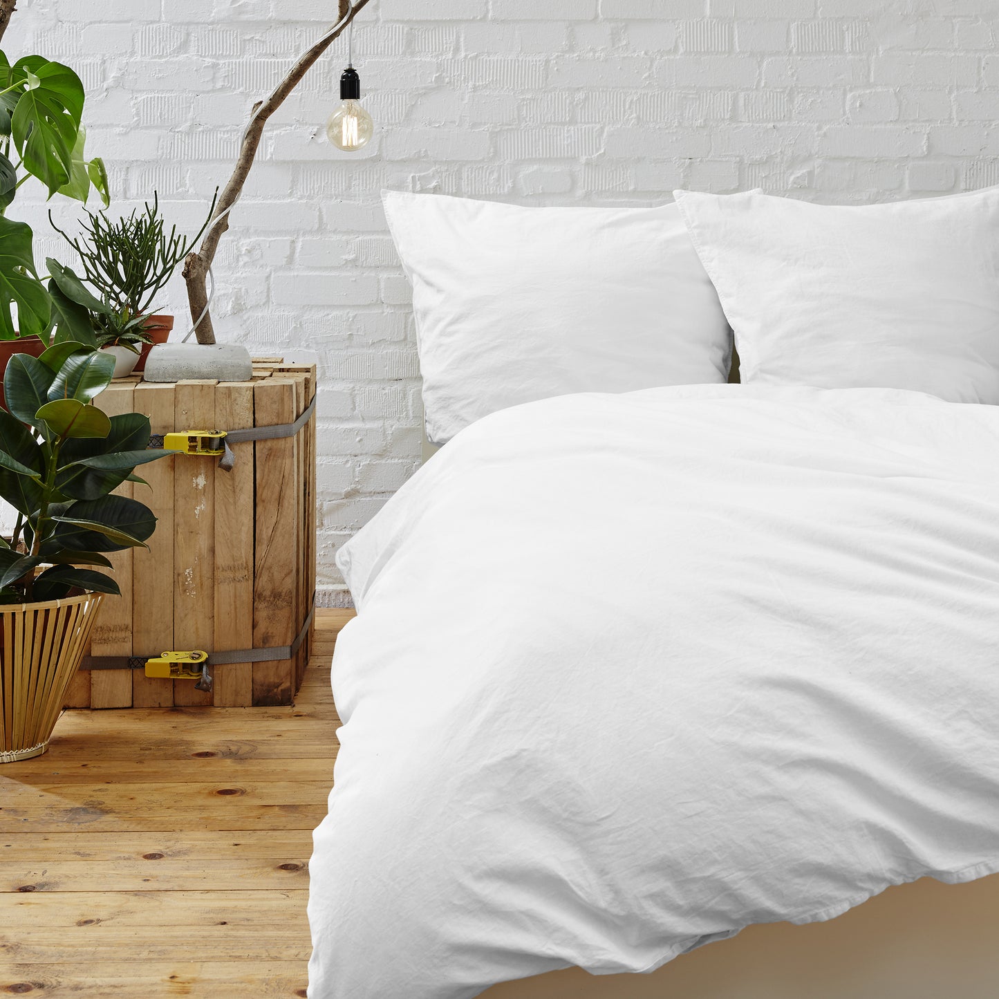 Modern Microfiber DUVET Cover Set with Corner Ties