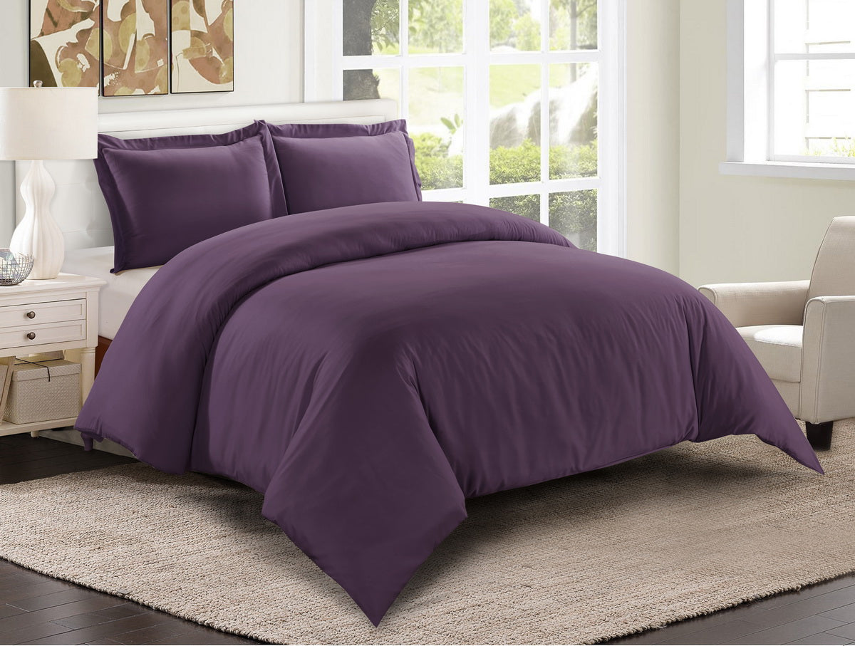SoftTouch Cotton-Blend Duvet Cover Set