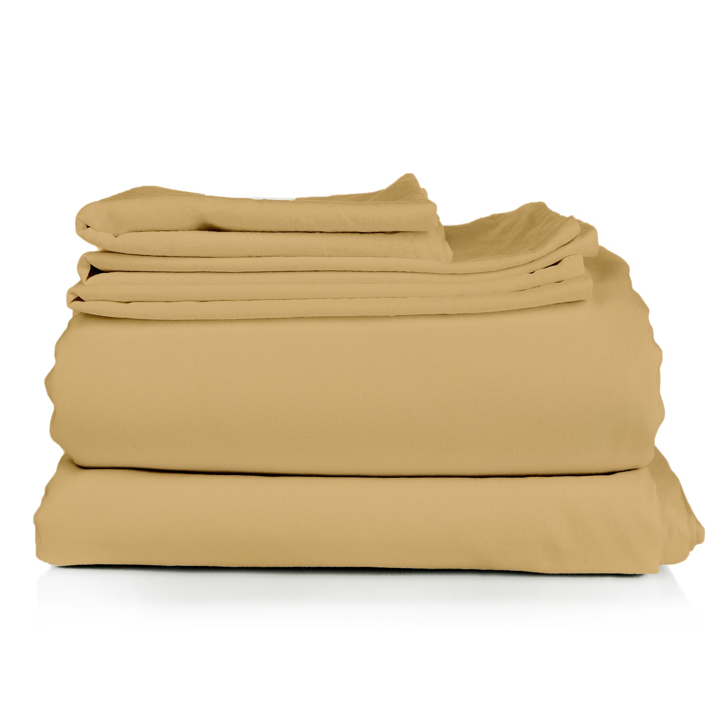Silky Soft Bamboo-Blend Breathable 4-Piece Bed Sheet Set