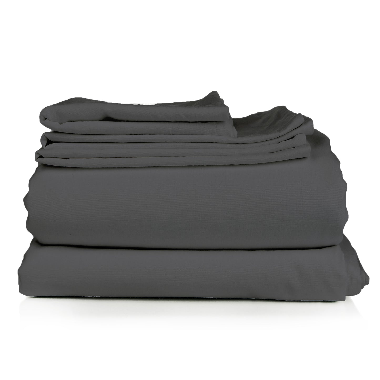 Silky Soft Bamboo-Blend Breathable 4-Piece Bed Sheet Set