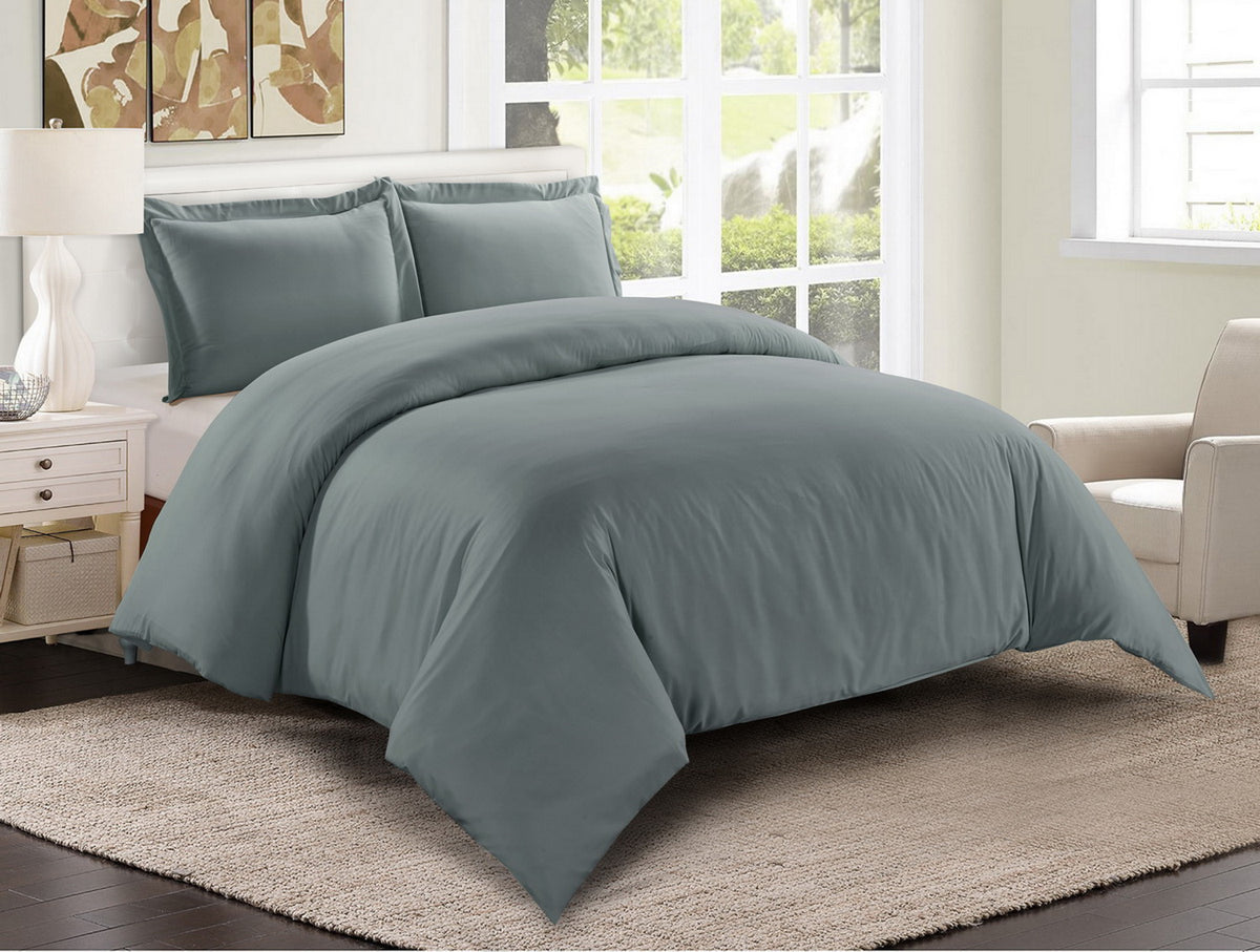 SoftTouch Cotton-Blend Duvet Cover Set