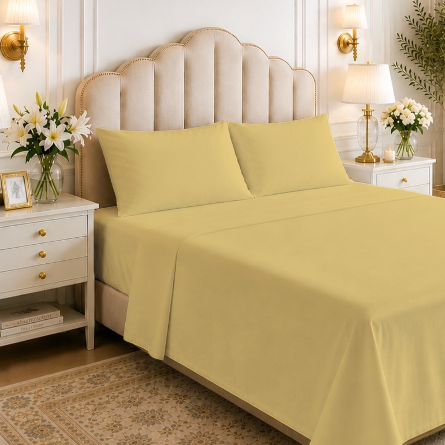 Ultra Soft 1800 Collection 6-PIECE Microfiber Sheet Set with 4 Pillowcases