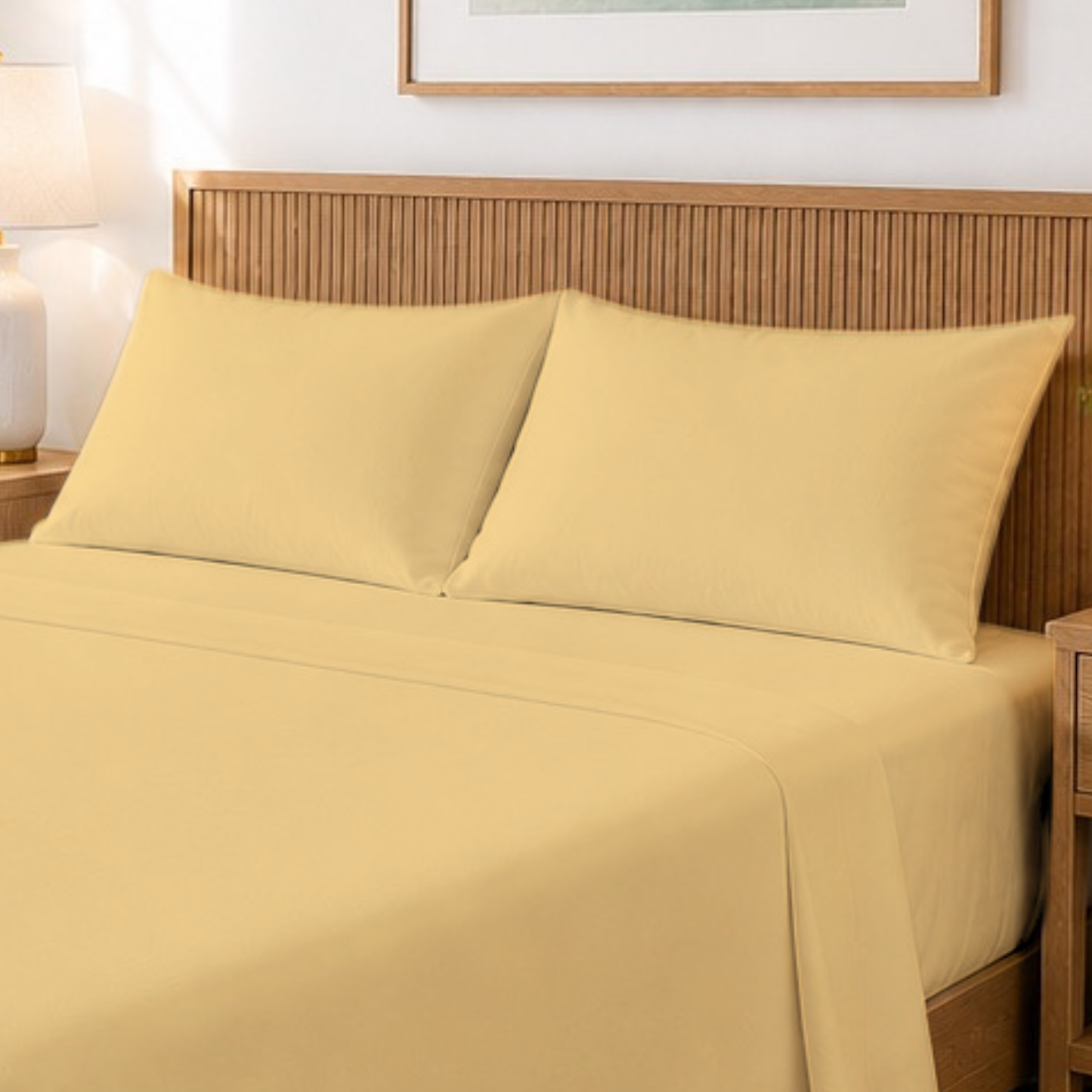 1800 Series Ultra Soft Bamboo-Blend Deep Pocket 4-Piece Sheet Set