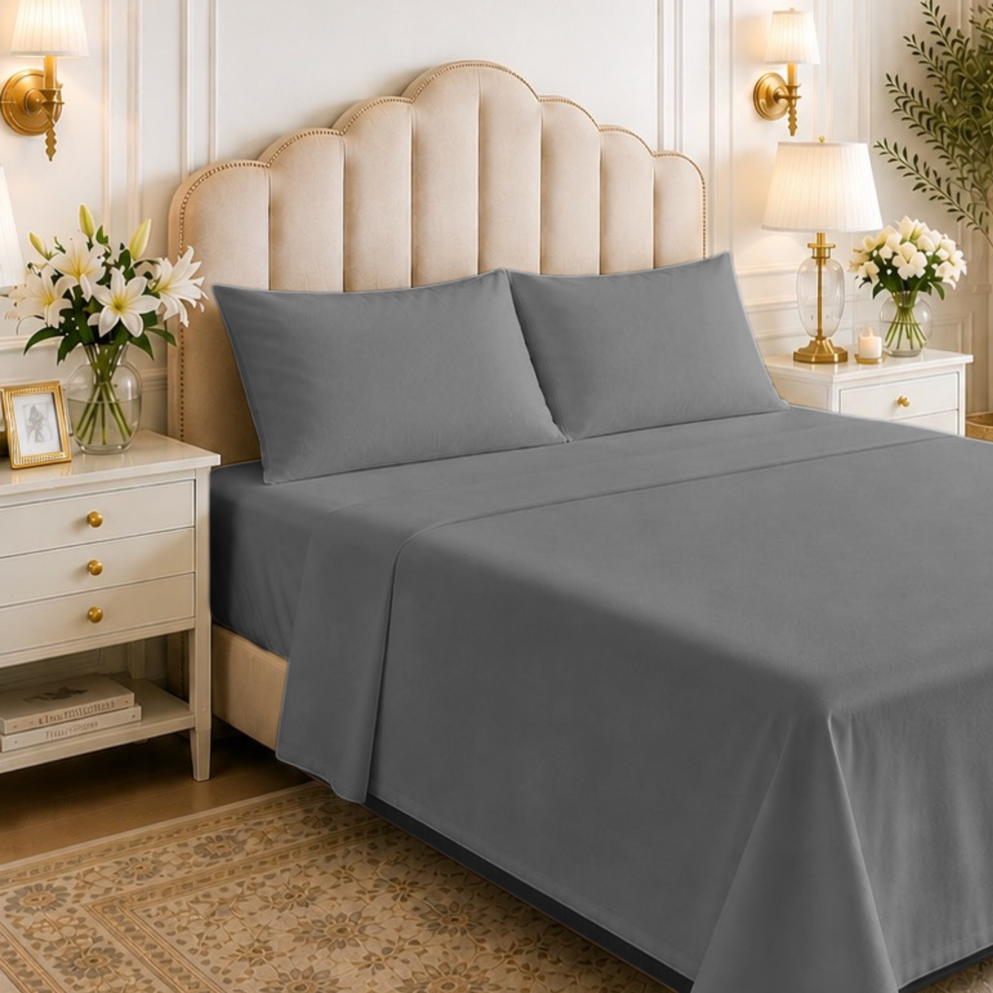 Ultra Soft 1800 Collection 6-PIECE Microfiber Sheet Set with 4 Pillowcases