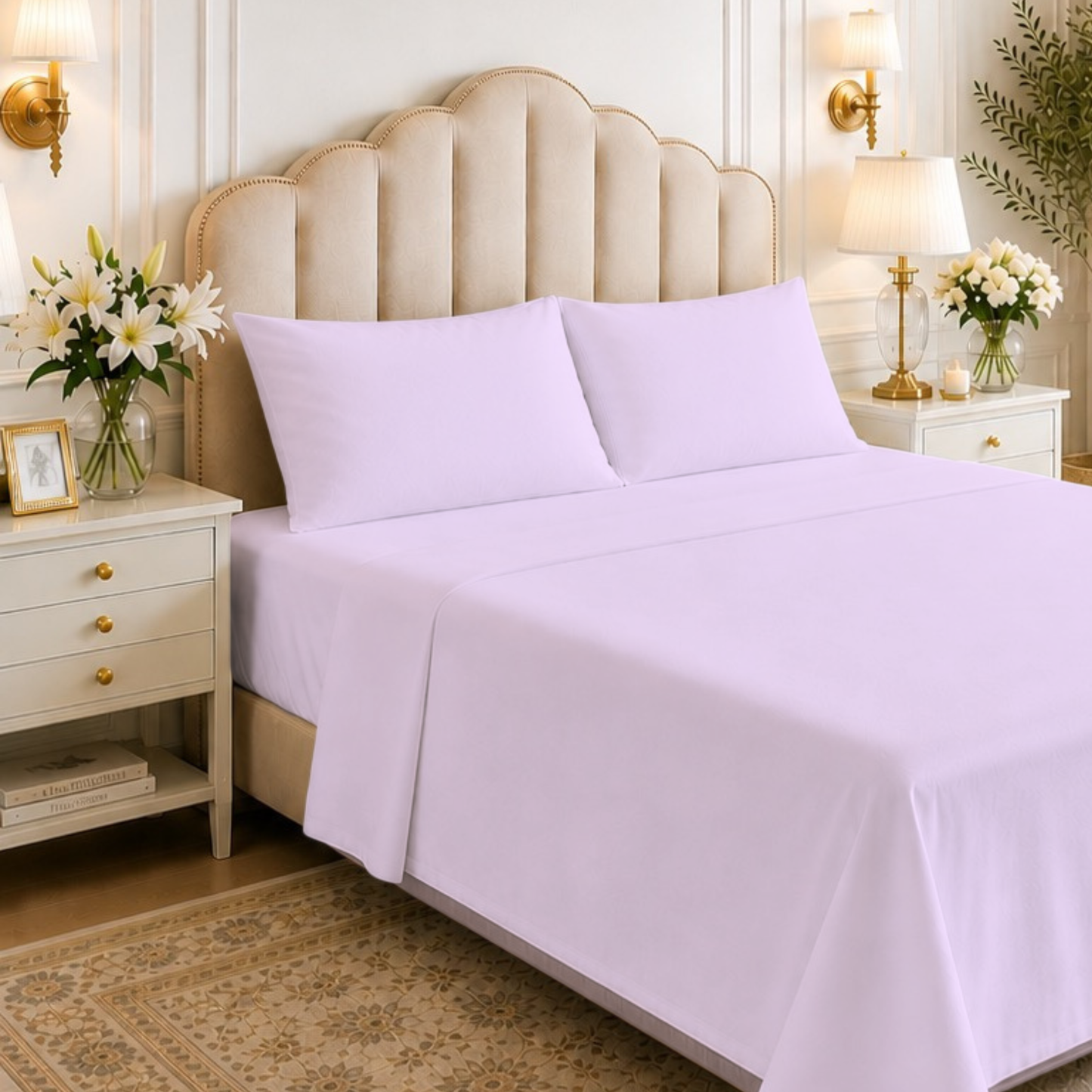 Ultra Soft 1800 Collection 6-PIECE Microfiber Sheet Set with 4 Pillowcases