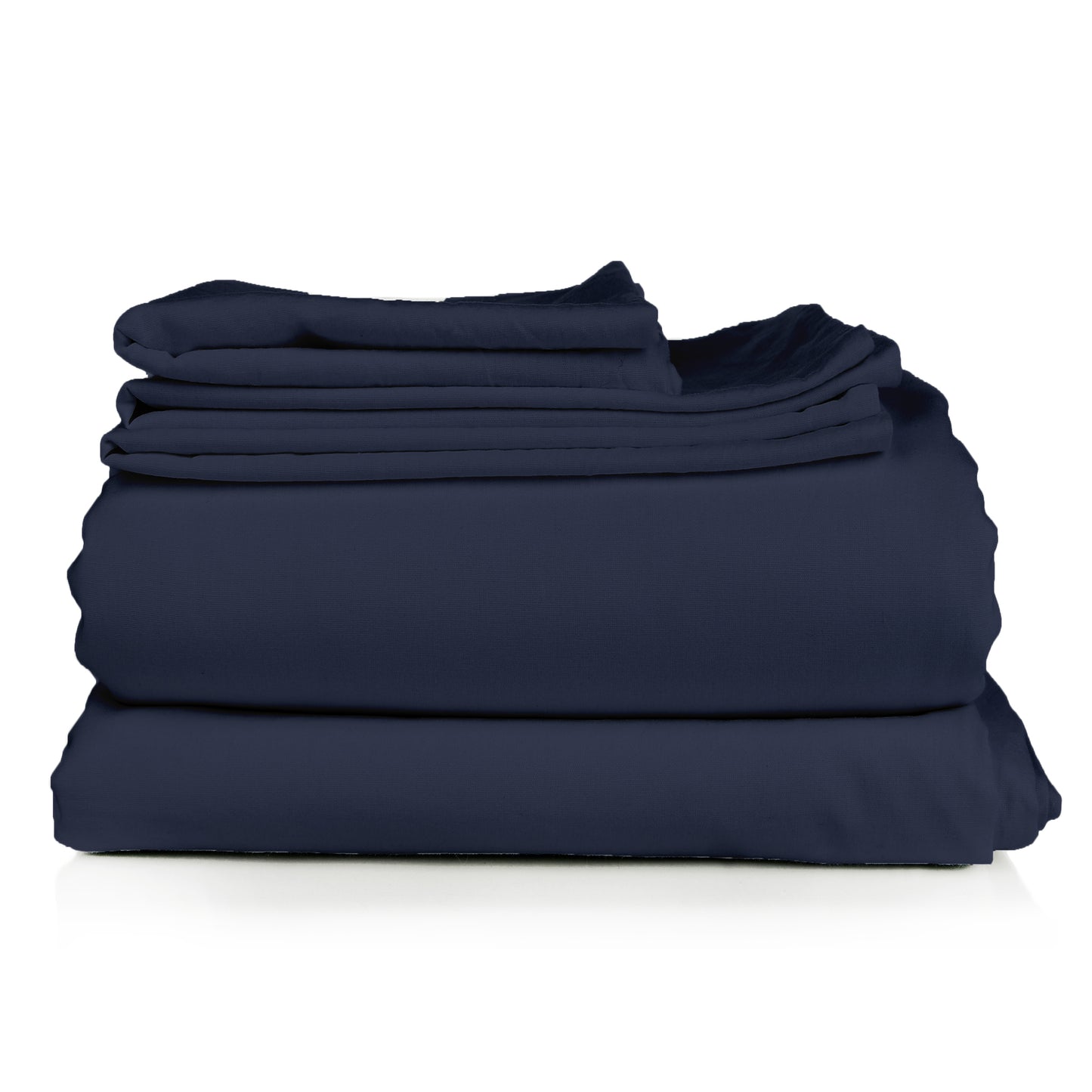 Silky Soft Bamboo-Blend Breathable 4-Piece Bed Sheet Set