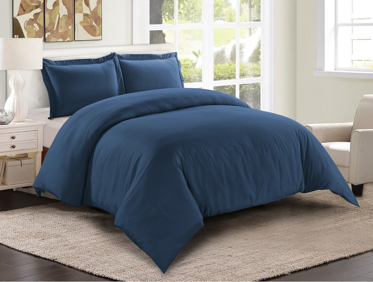 SoftTouch Cotton-Blend Duvet Cover Set