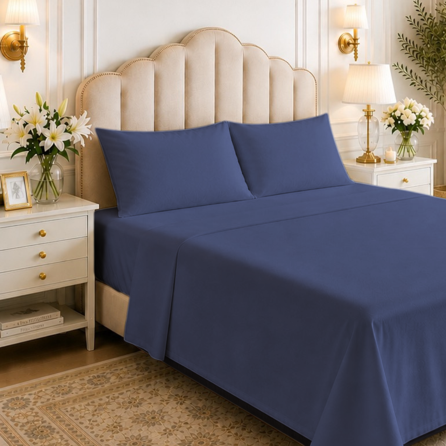 Ultra Soft 1800 Collection 6-PIECE Microfiber Sheet Set with 4 Pillowcases
