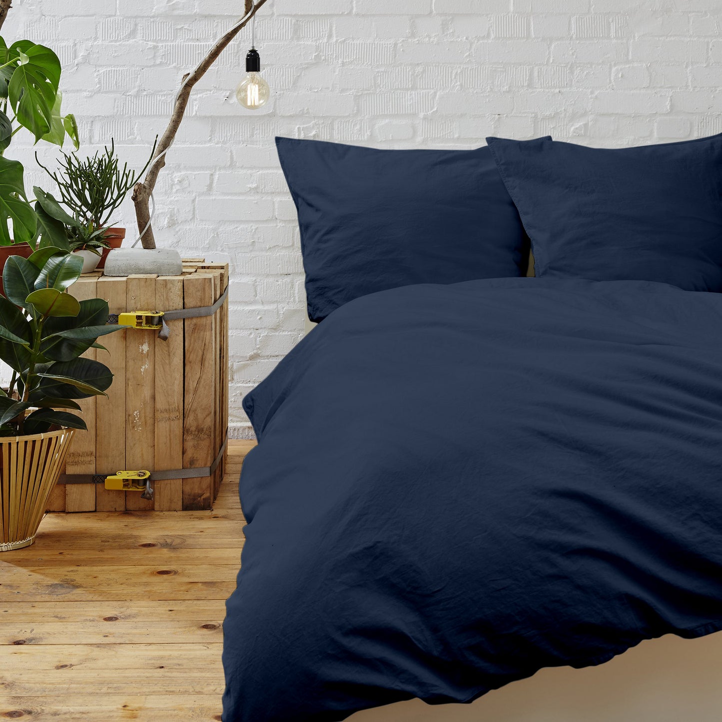 Modern Microfiber DUVET Cover Set with Corner Ties