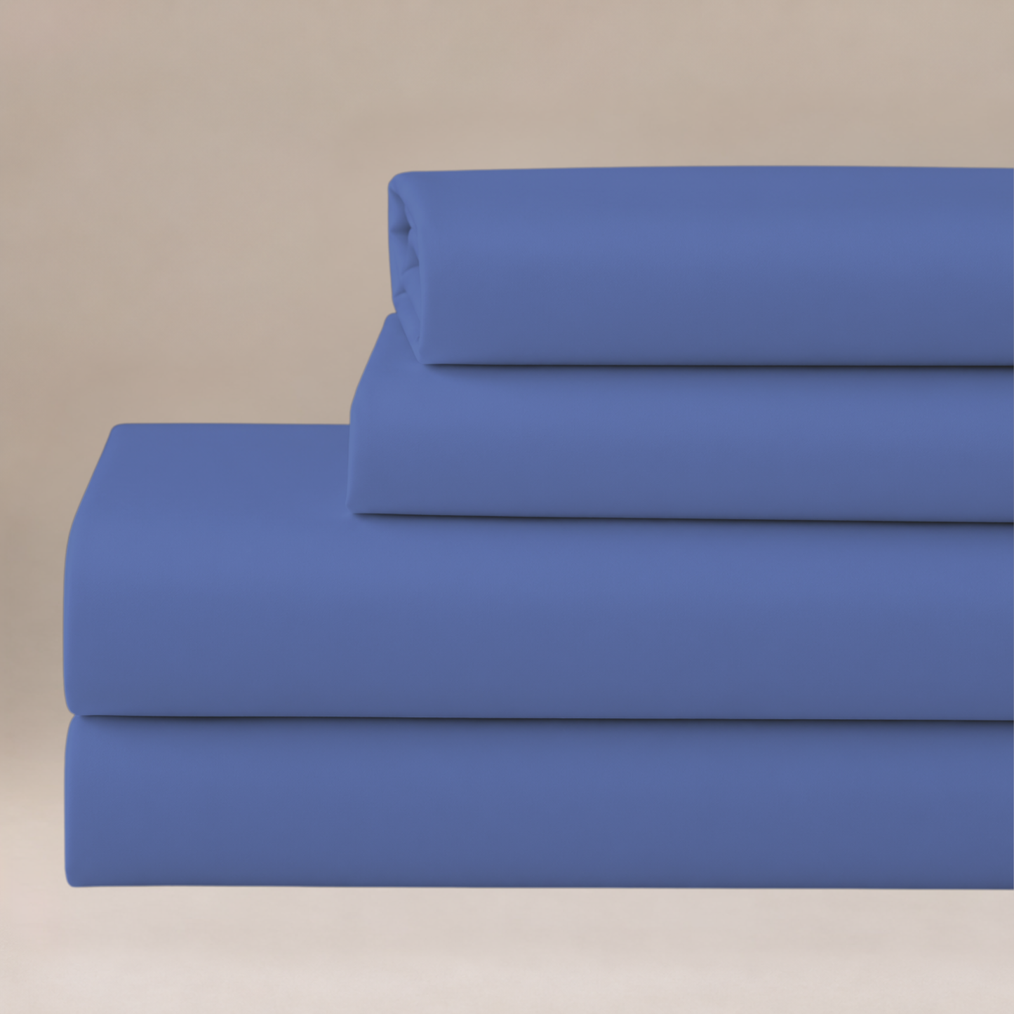 Wrinkle-Resistant Cotton-Blend Deep Pocket 4-Piece Sheet Set