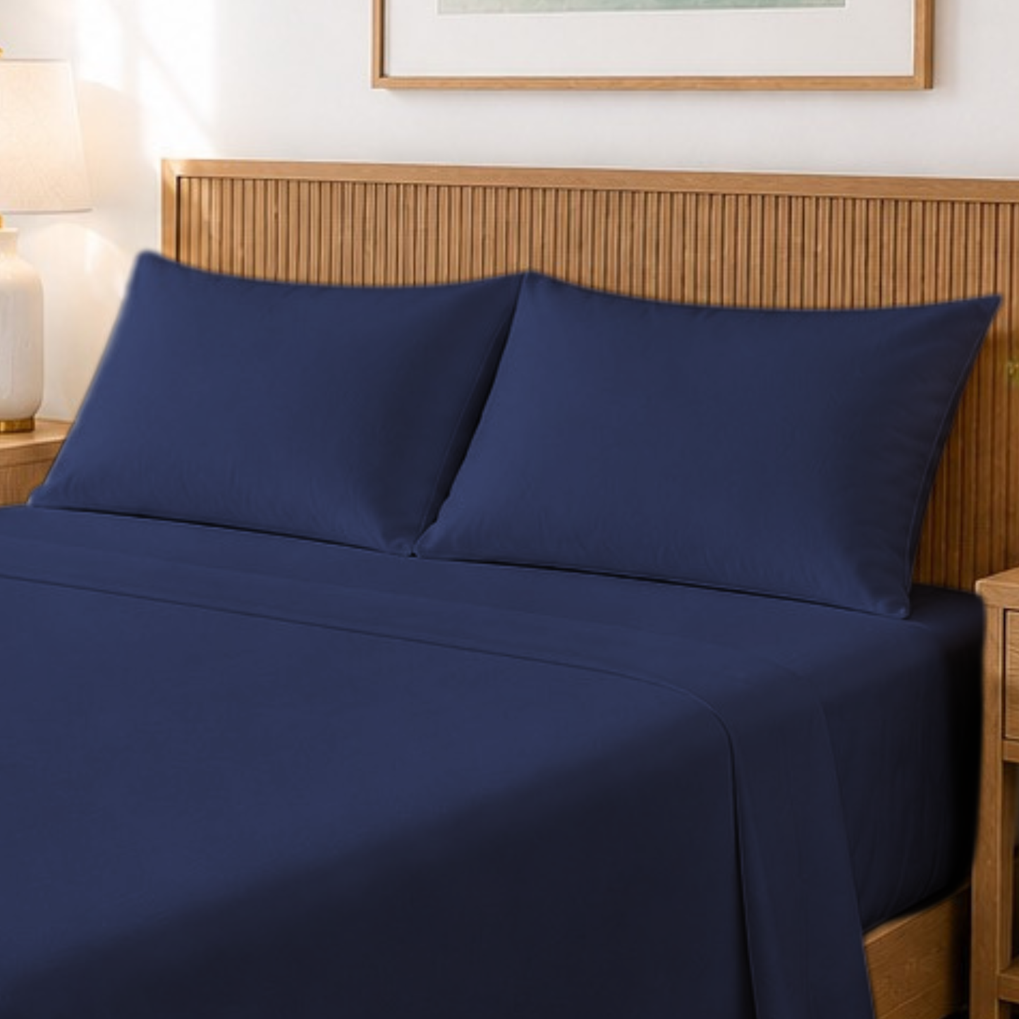 1800 Series Ultra Soft Bamboo-Blend Deep Pocket 4-Piece Sheet Set