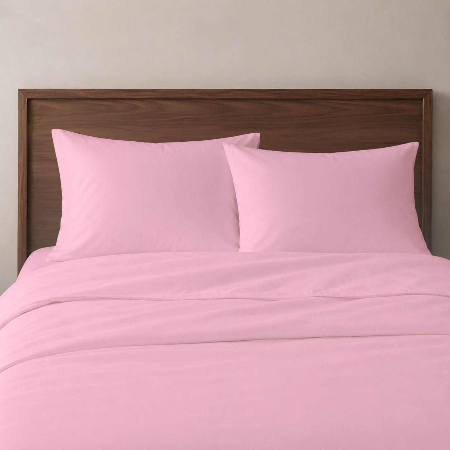 Luxury Cotton Blend Duvet Cover Set - Ultra Soft Brushed, Breathable Bedding with Pillow Shams, Durable All Season Comfort