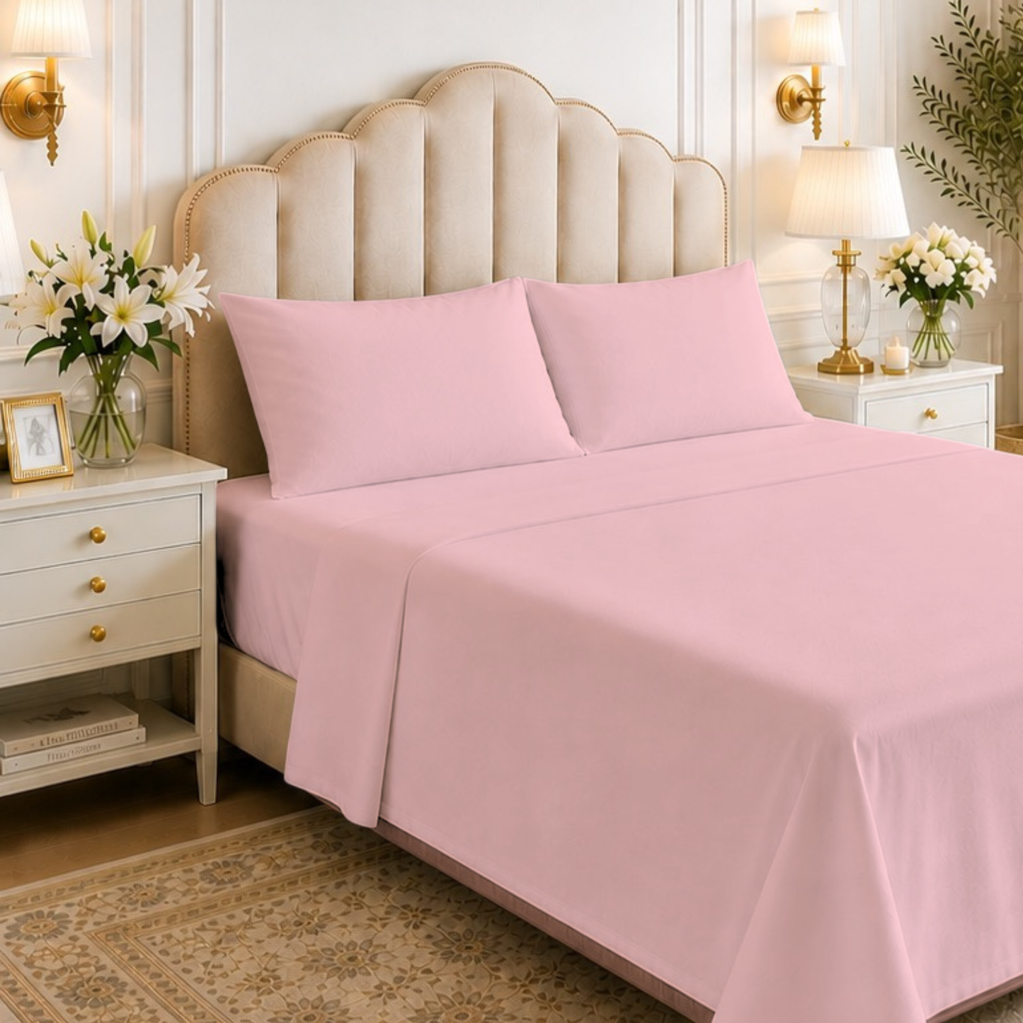 Ultra Soft 1800 Collection 6-PIECE Microfiber Sheet Set with 4 Pillowcases