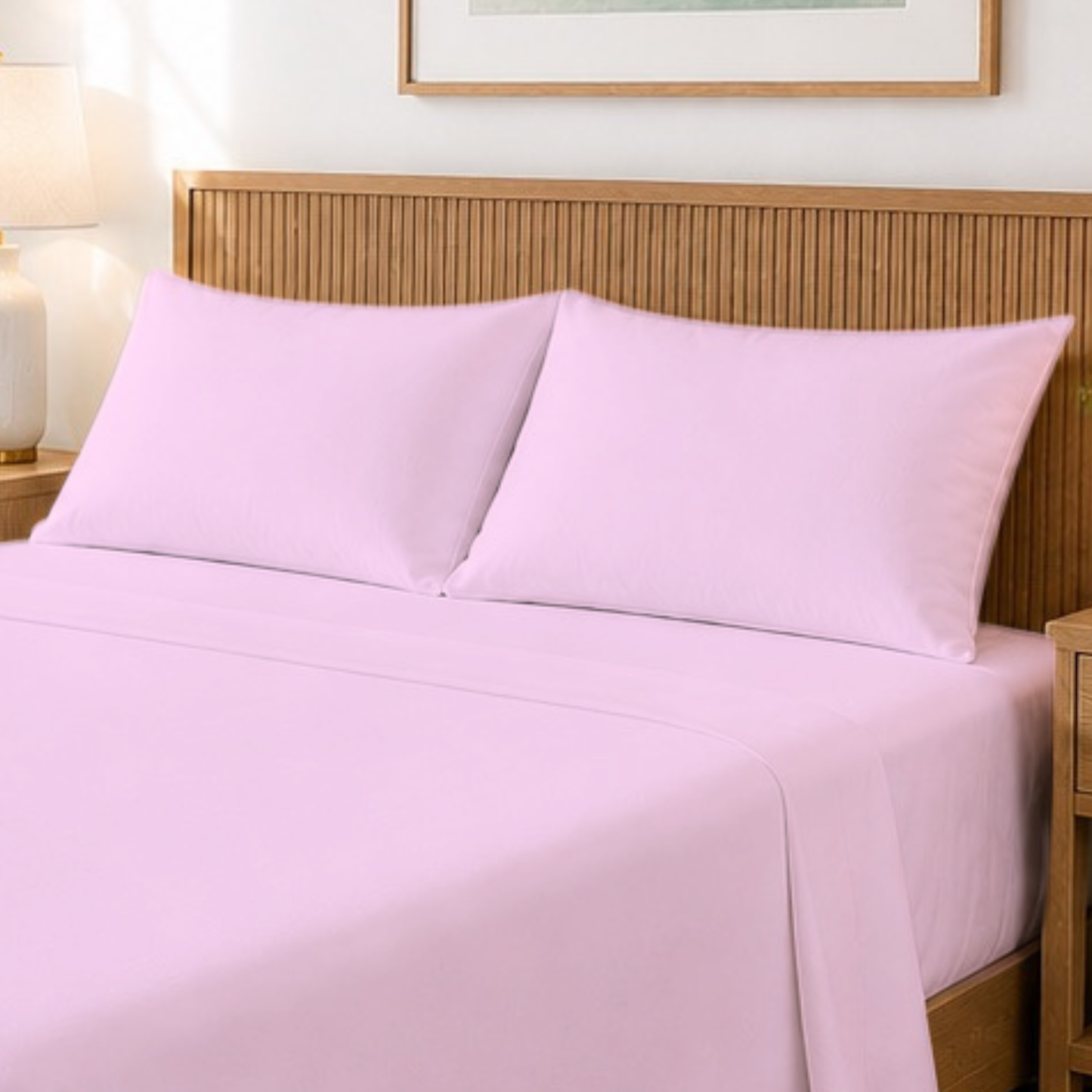 1800 Series Ultra Soft Bamboo-Blend Deep Pocket 4-Piece Sheet Set
