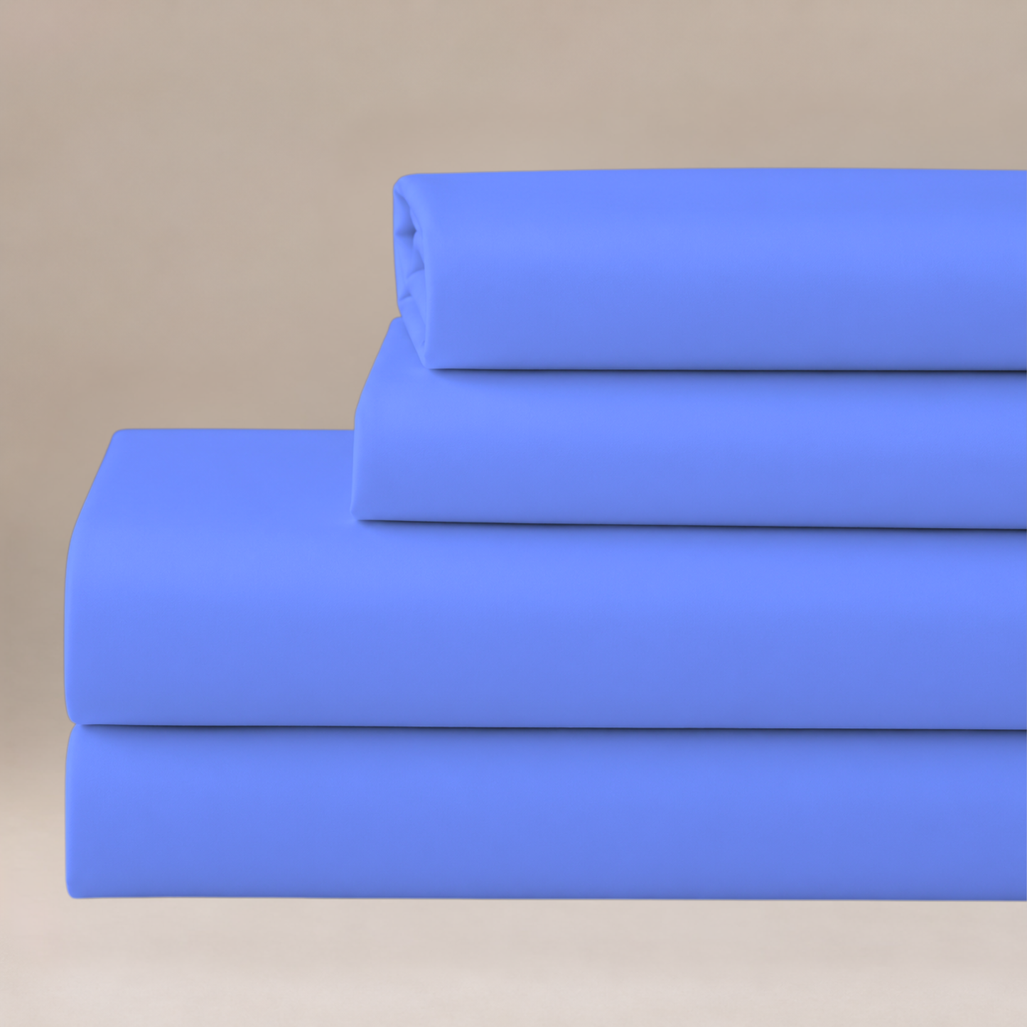 Wrinkle-Resistant Cotton-Blend Deep Pocket 4-Piece Sheet Set