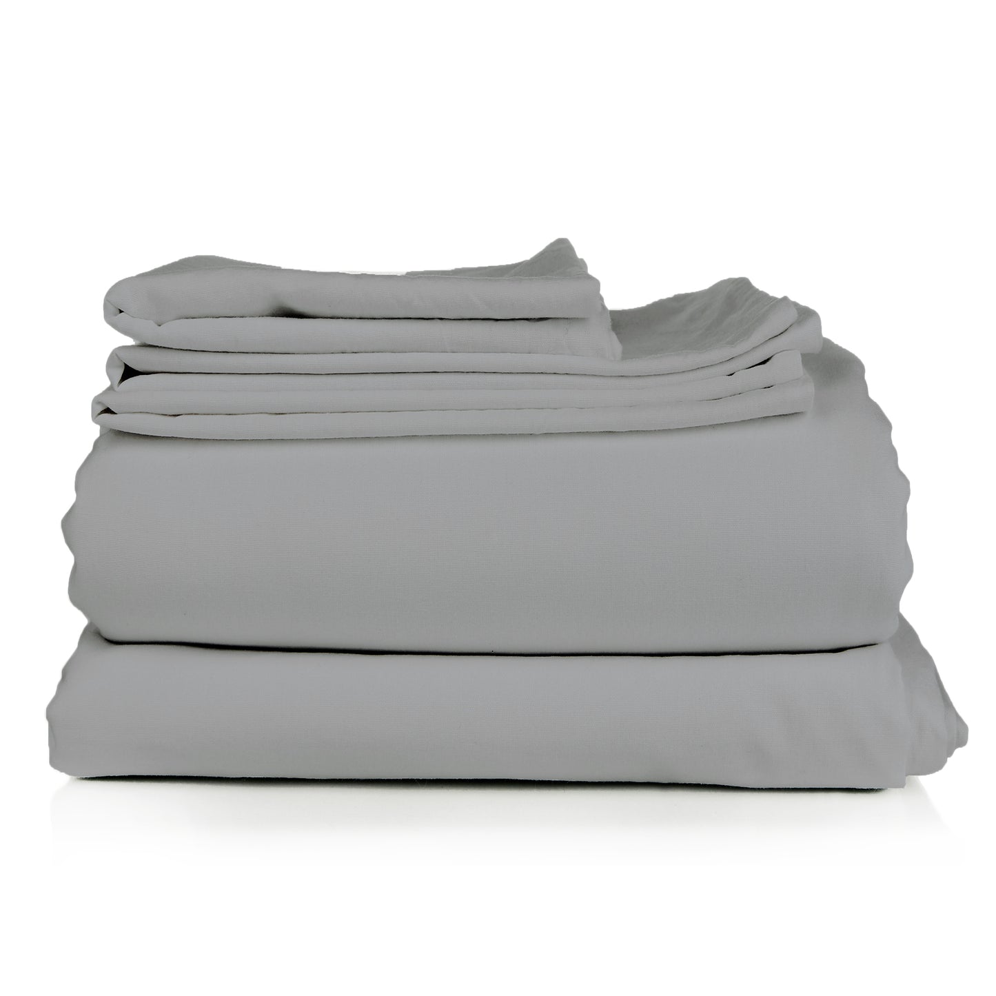 Silky Soft Bamboo-Blend Breathable 4-Piece Bed Sheet Set
