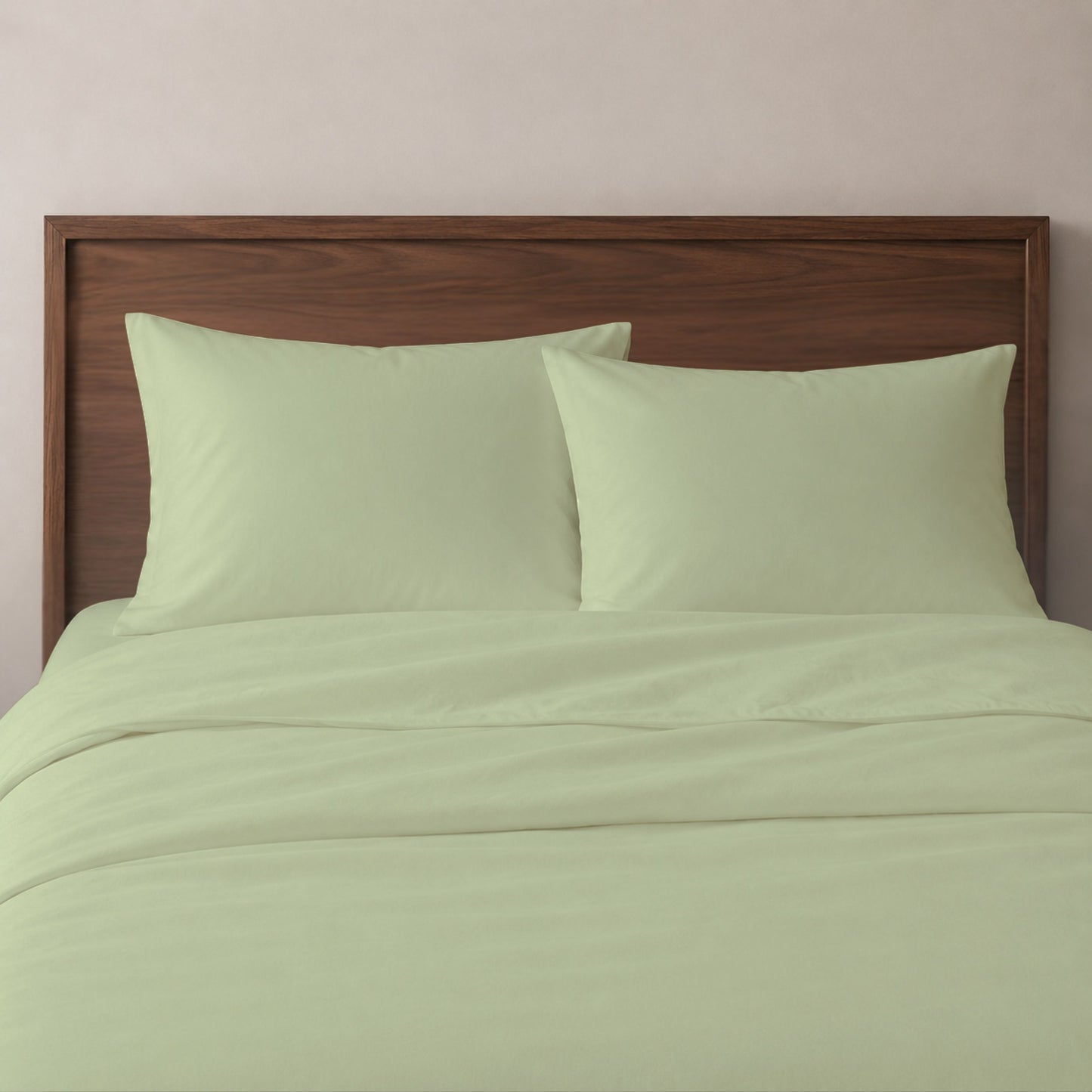 Luxury Cotton Blend Duvet Cover Set - Ultra Soft Brushed, Breathable Bedding with Pillow Shams, Durable All Season Comfort