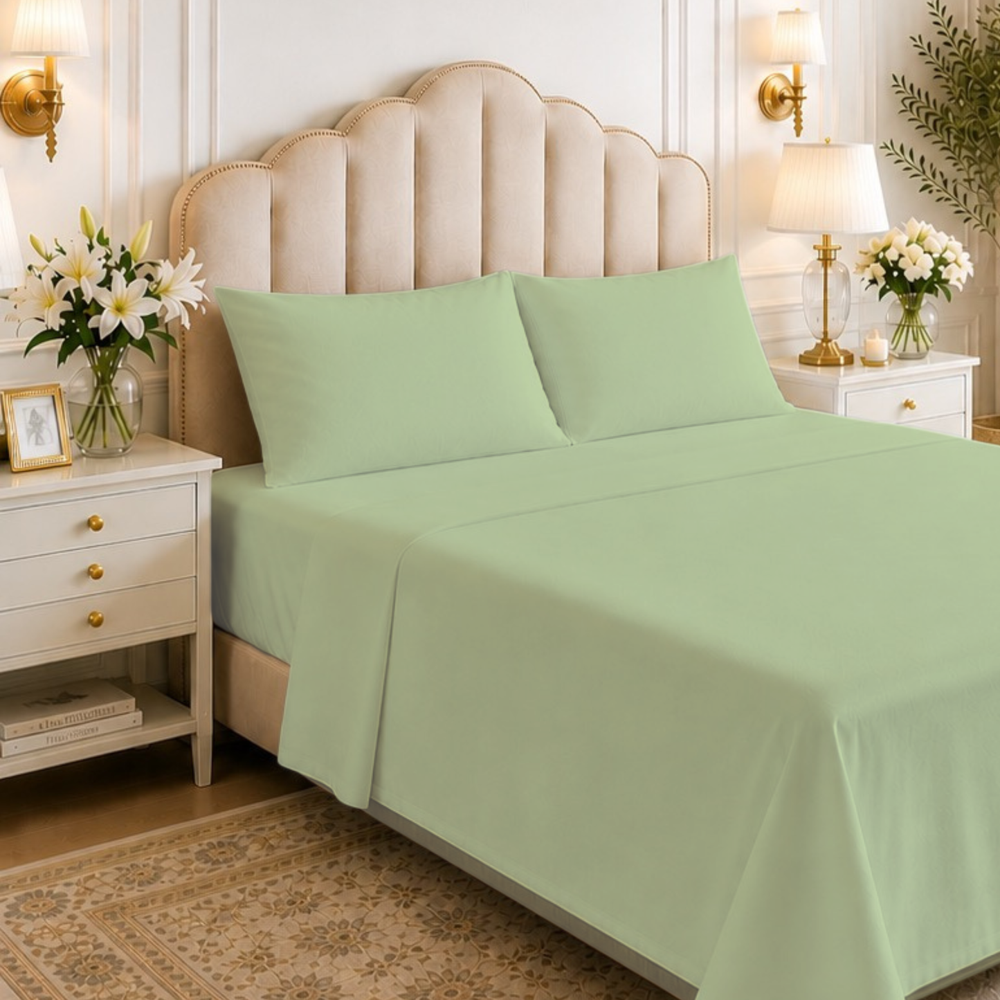 Ultra Soft 1800 Collection 6-PIECE Microfiber Sheet Set with 4 Pillowcases