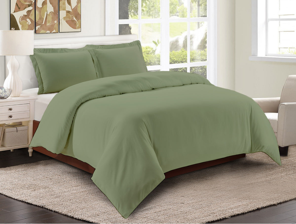 SoftTouch Cotton-Blend Duvet Cover Set