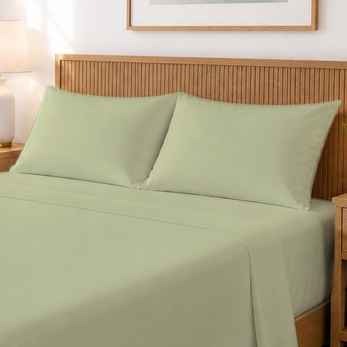 1800 Series Ultra Soft Bamboo-Blend Deep Pocket 4-Piece Sheet Set